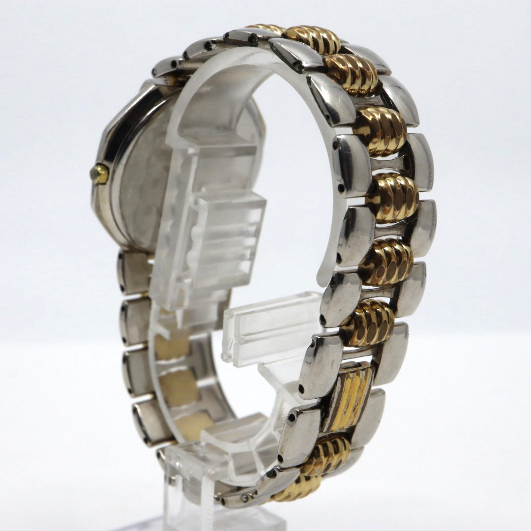 美品 クリスチャンディオール Christian Dior オクタゴン Octagon D45-204 メンズ ボーイズ クォーツ アナログ デイト 3針 コンビカラー ゴールド シルバー 八角形 ビンテージ クラシック レトロ ドレスウォッチ 稼働品 G8