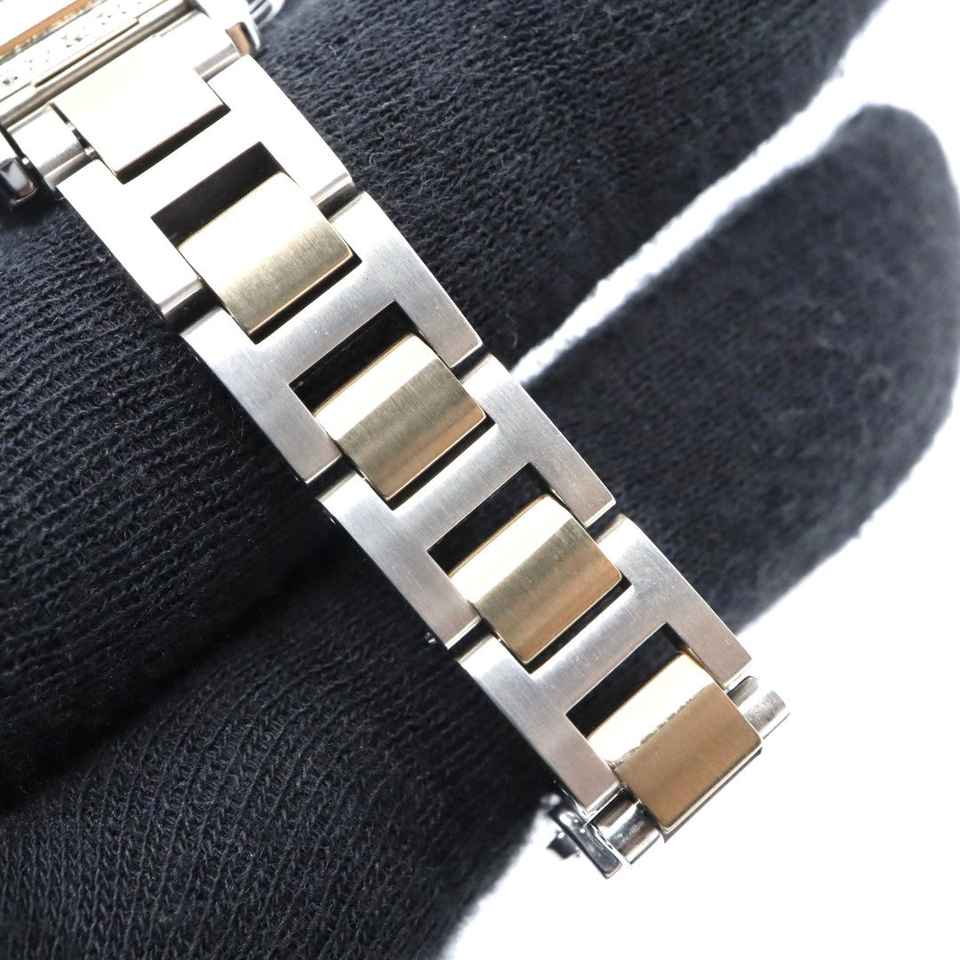 【未使用級／稼働品】セイコー ルキア LUKIAYASE プロデュース 限定モデル SSVW105 1B32-0AP0 ソーラー電波 ダイヤモンド サファイア 白蝶貝 スクエア レディース 腕時計 コンビ 希少 レア クリーニング済 G8