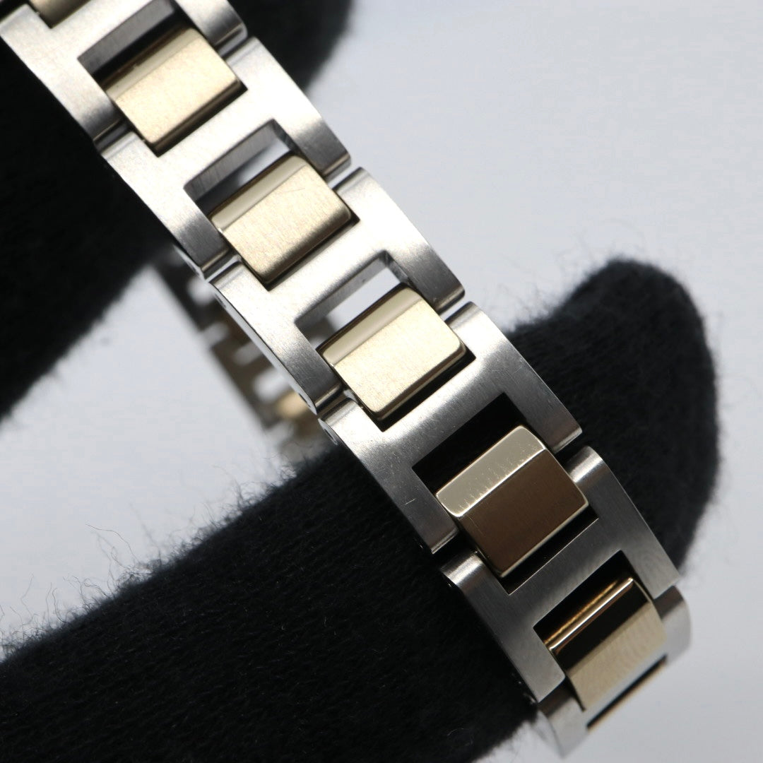 【未使用級／稼働品】セイコー ルキア LUKIAYASE プロデュース 限定モデル SSVW105 1B32-0AP0 ソーラー電波 ダイヤモンド サファイア 白蝶貝 スクエア レディース 腕時計 コンビ 希少 レア クリーニング済 G8