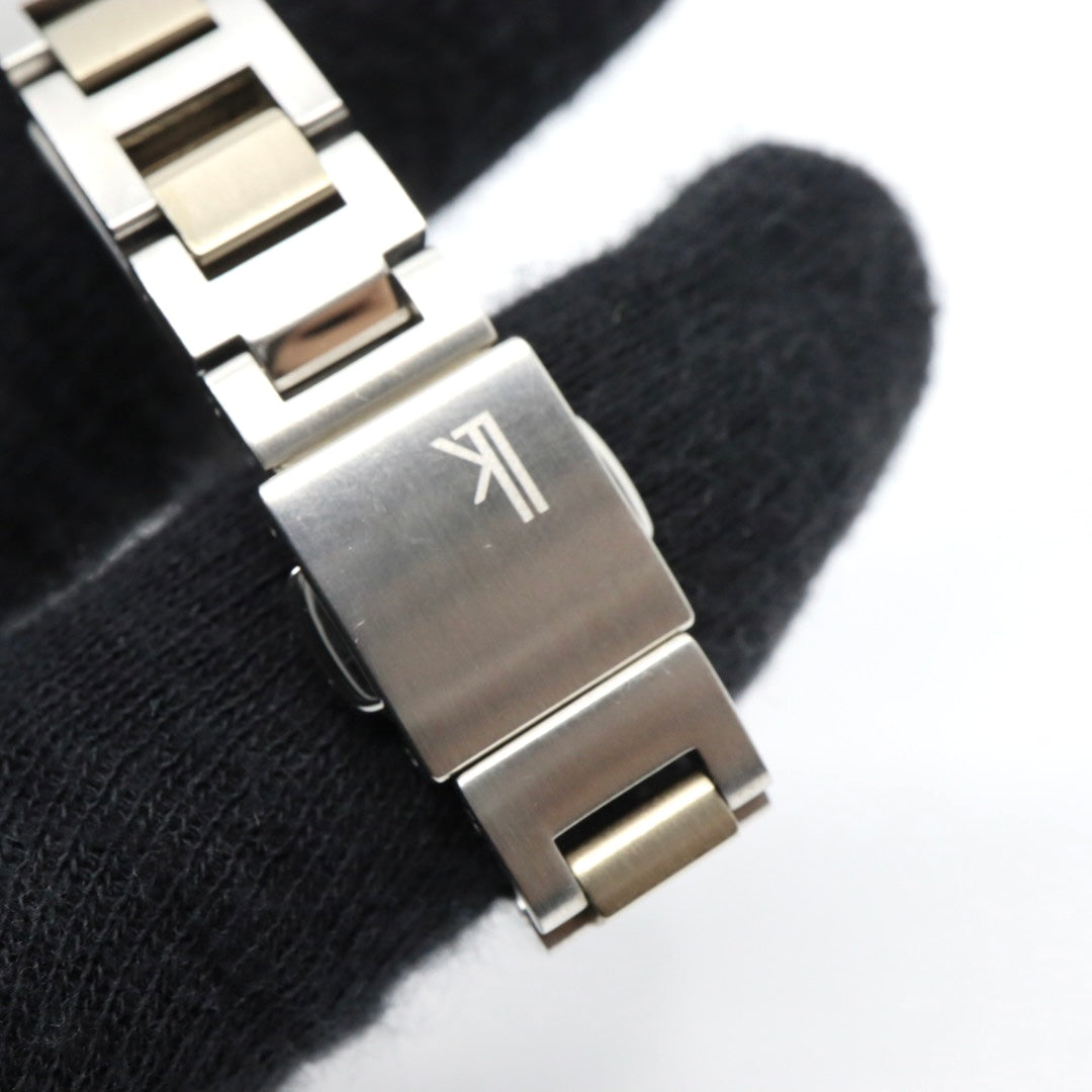 【未使用級／稼働品】セイコー ルキア LUKIAYASE プロデュース 限定モデル SSVW105 1B32-0AP0 ソーラー電波 ダイヤモンド サファイア 白蝶貝 スクエア レディース 腕時計 コンビ 希少 レア クリーニング済 G8