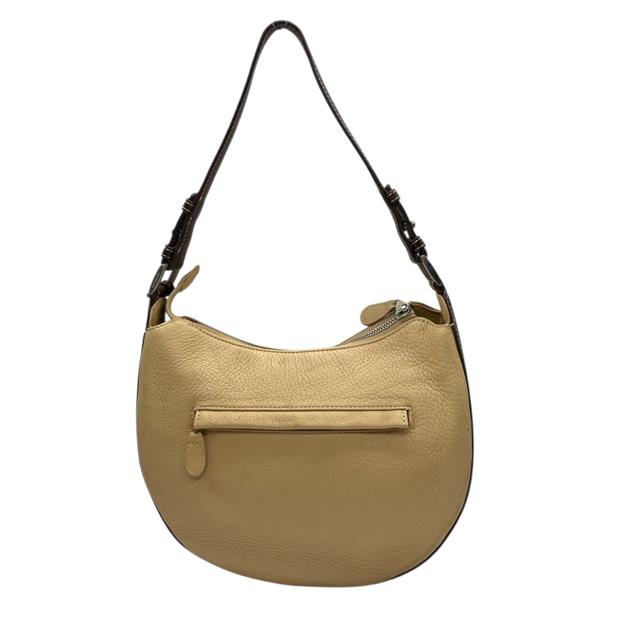 【希少コラボ】キタムラ ディズニー ワンショルダーバッグ レザー バイカラー ベージュ ブラウン レディース 肩掛け Kロゴチャーム 東京ディズニーリゾート限定 Kitamura x Disney ホーボーバッグ 日本製 U1