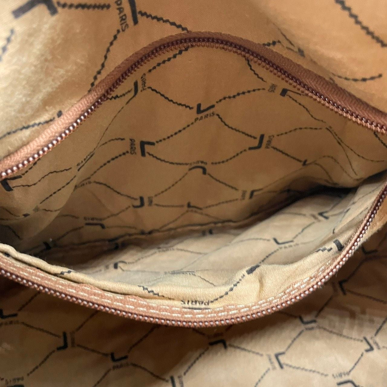 ランセル LANCEL ミニボストンバッグ ハンドバッグ ナイロン レザー バイカラー ベージュ ブラウン レディース メンズ ユニセックス Lロゴ フランス製 クラシック ビンテージ 旅行 トラベルバッグ U1