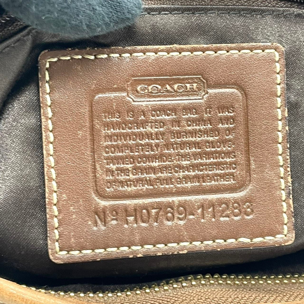 コーチ COACH ショルダーバッグ ワンショルダー ハンドバッグ ホーボー 自立可 レザー 本革 ブラウン 茶色 ゴールド金具 クラシック ビンテージ レディース 通勤 通学 カジュアル エレガント 11288 s85