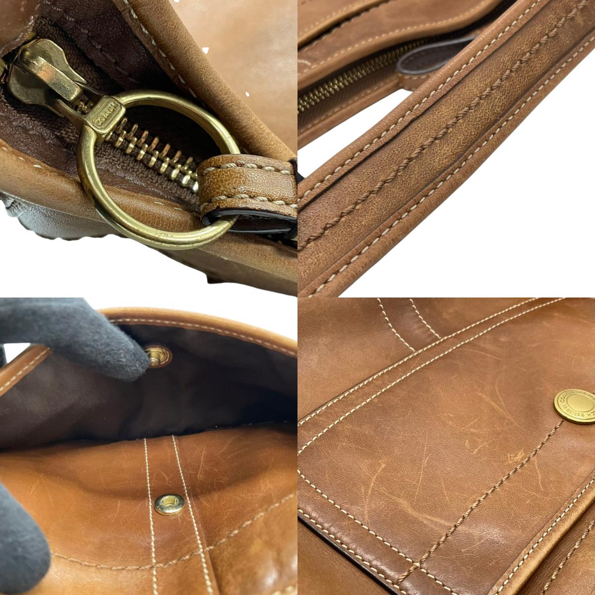 コーチ COACH ショルダーバッグ ワンショルダー ハンドバッグ ホーボー 自立可 レザー 本革 ブラウン 茶色 ゴールド金具 クラシック ビンテージ レディース 通勤 通学 カジュアル エレガント 11288 s85