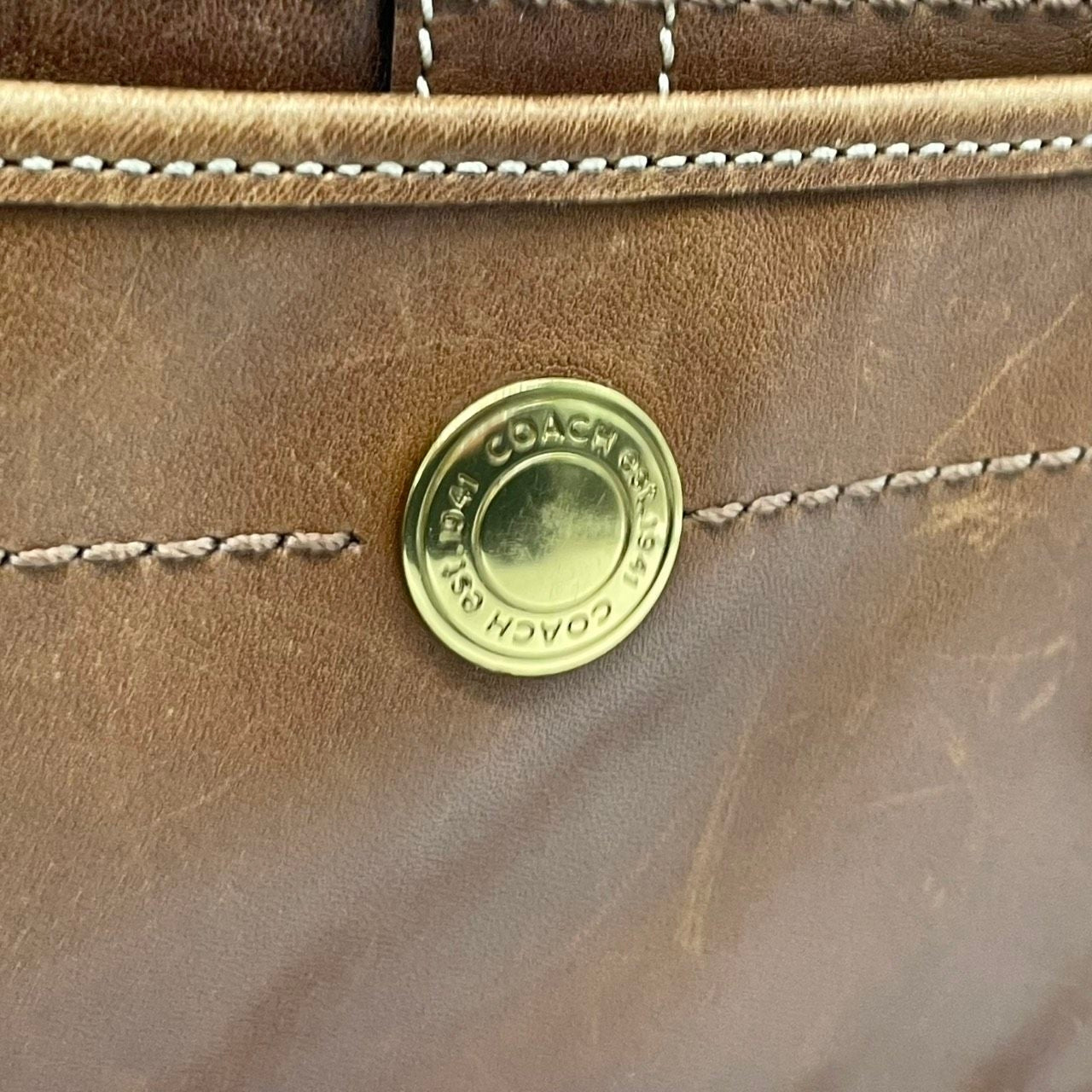 コーチ COACH ショルダーバッグ ワンショルダー ハンドバッグ ホーボー 自立可 レザー 本革 ブラウン 茶色 ゴールド金具 クラシック ビンテージ レディース 通勤 通学 カジュアル エレガント 11288 s85