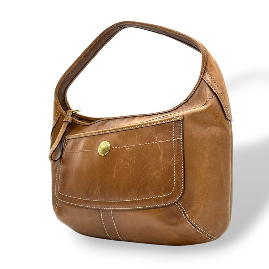 コーチ COACH ショルダーバッグ ワンショルダー ハンドバッグ ホーボー 自立可 レザー 本革 ブラウン 茶色 ゴールド金具 クラシック ビンテージ レディース 通勤 通学 カジュアル エレガント 11288 s85