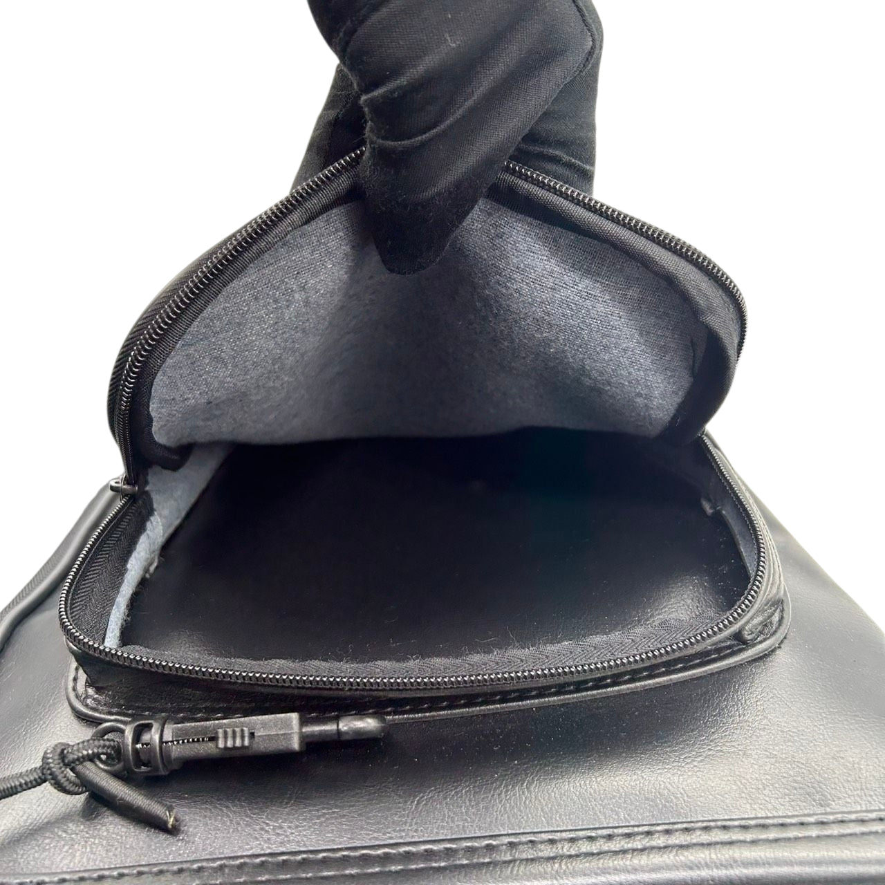 【美品】ケーシーズ KC's スティックバック 3WAY リュック デイパック ショルダーバッグ ビジネスバッグ ブリーフケース 斜め掛け可 A4収納 レザー 本革 ブラック 黒 メンズ バイカー ライダース 日本製 X3