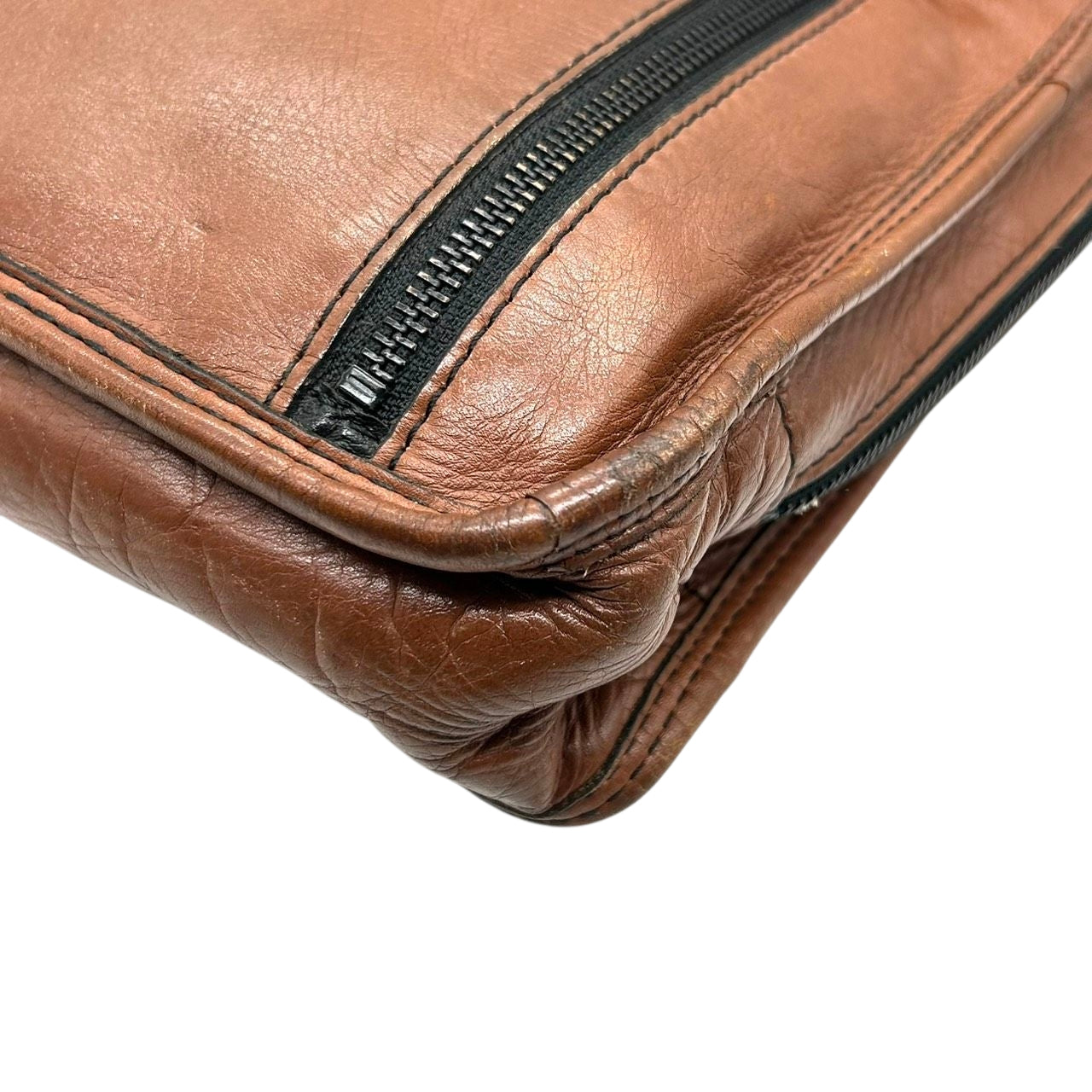 ポーター PORTER 吉田カバン ビジネスバッグ ブリーフケース ハンドバッグ A4収納 PC収納可 レザー 本革 ブラウン 茶色 メンズ 通勤 通学 ヴィンテージ クラシック 日本製 書類カバン ビジネス X3