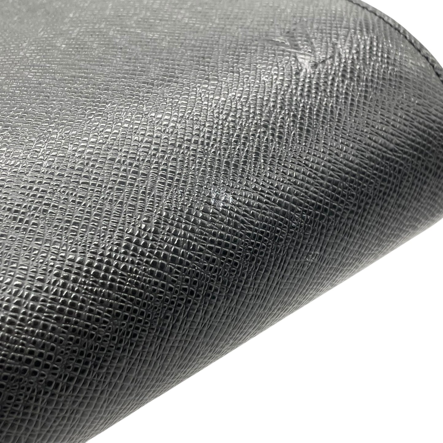 美品 Louis Vuitton ルイヴィトン M30182 タイガ バイカル セカンドバッグ レザー 黒 ブラック メンズ K3