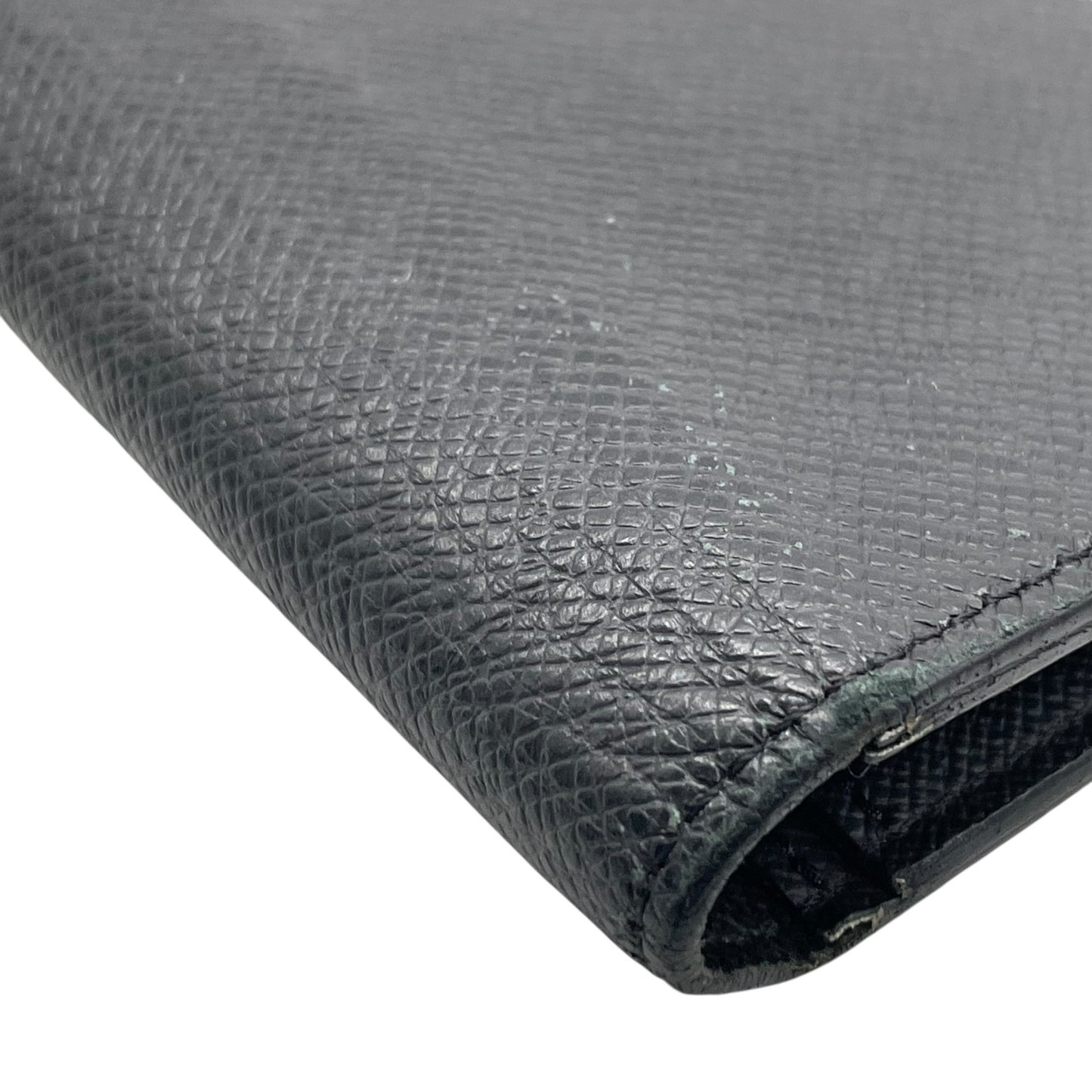 LOUIS VUITTON ルイヴィトン タイガ ポルトフォイユ･ブラザ 二つ折り 長財布 M30501 レザー 黒 ブラック シルバー金具 メンズ W5