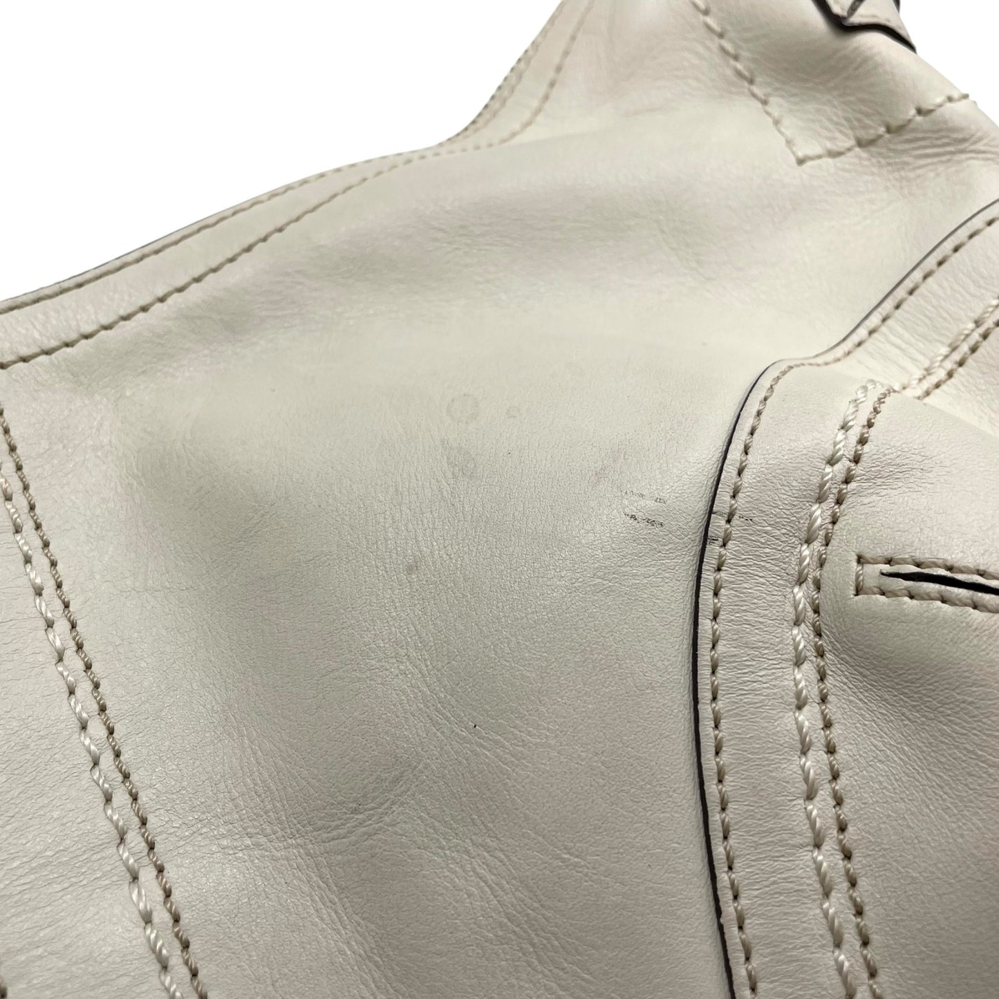 美品 コーチ COACH レザー ハンドバッグ ワンショルダーバッグ ホーボー 10043 ベージュ 金金具 ゴールド金具 Y2K 00s vintage C4