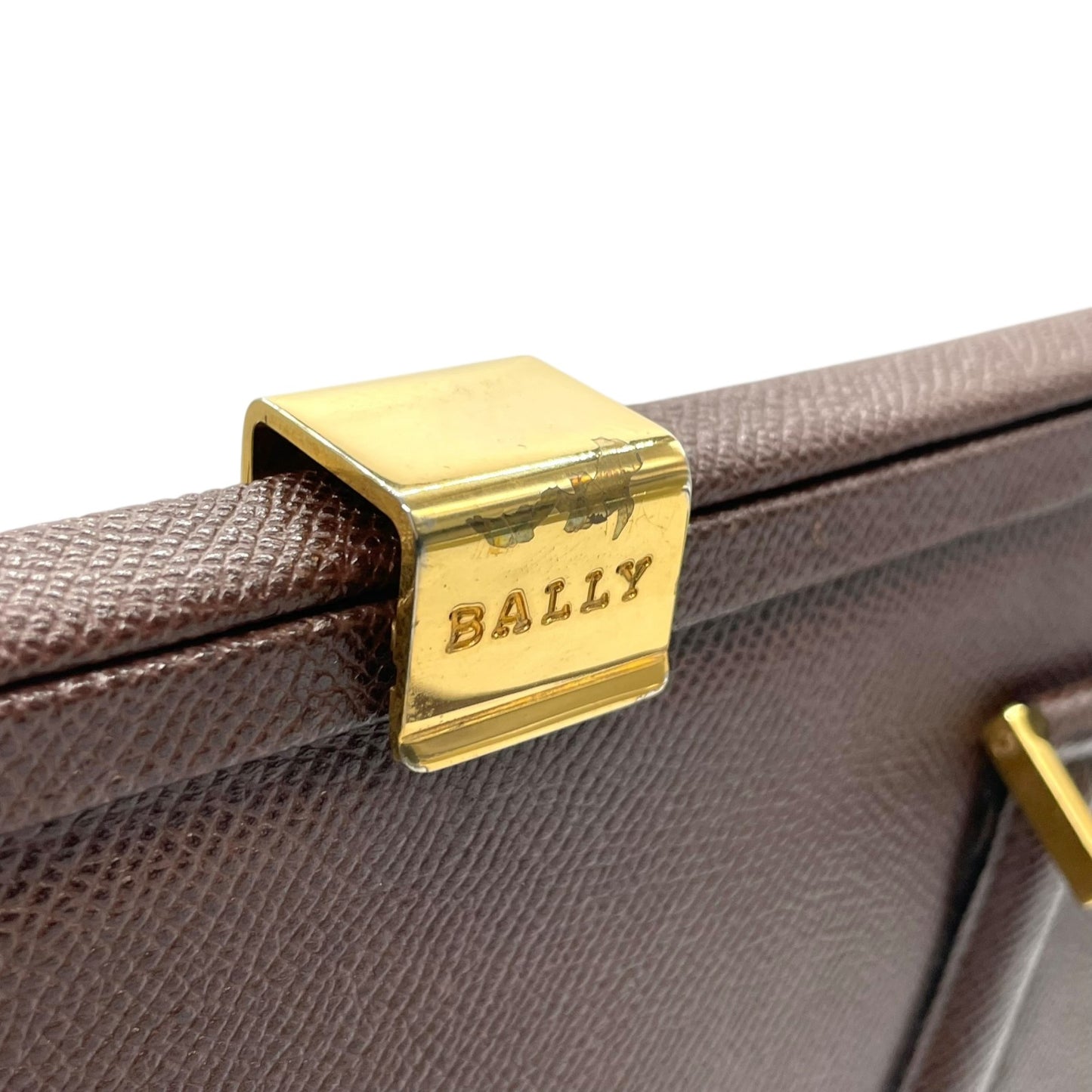 バリー Bally ヴィンテージ レザーショルダーバッグ トートバッグ ブラウン 肩掛け vintage archive 90s B