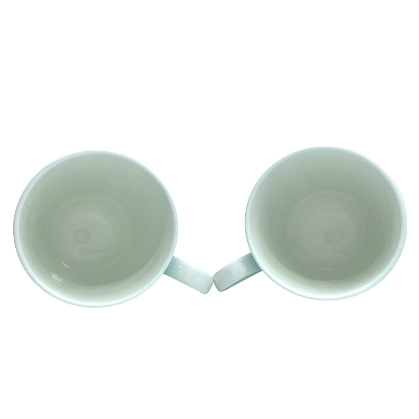 Authentic TIFFANY&Co. Blue Box Ribbon Pair Mug Set Bone China Gift Boxed Tableware