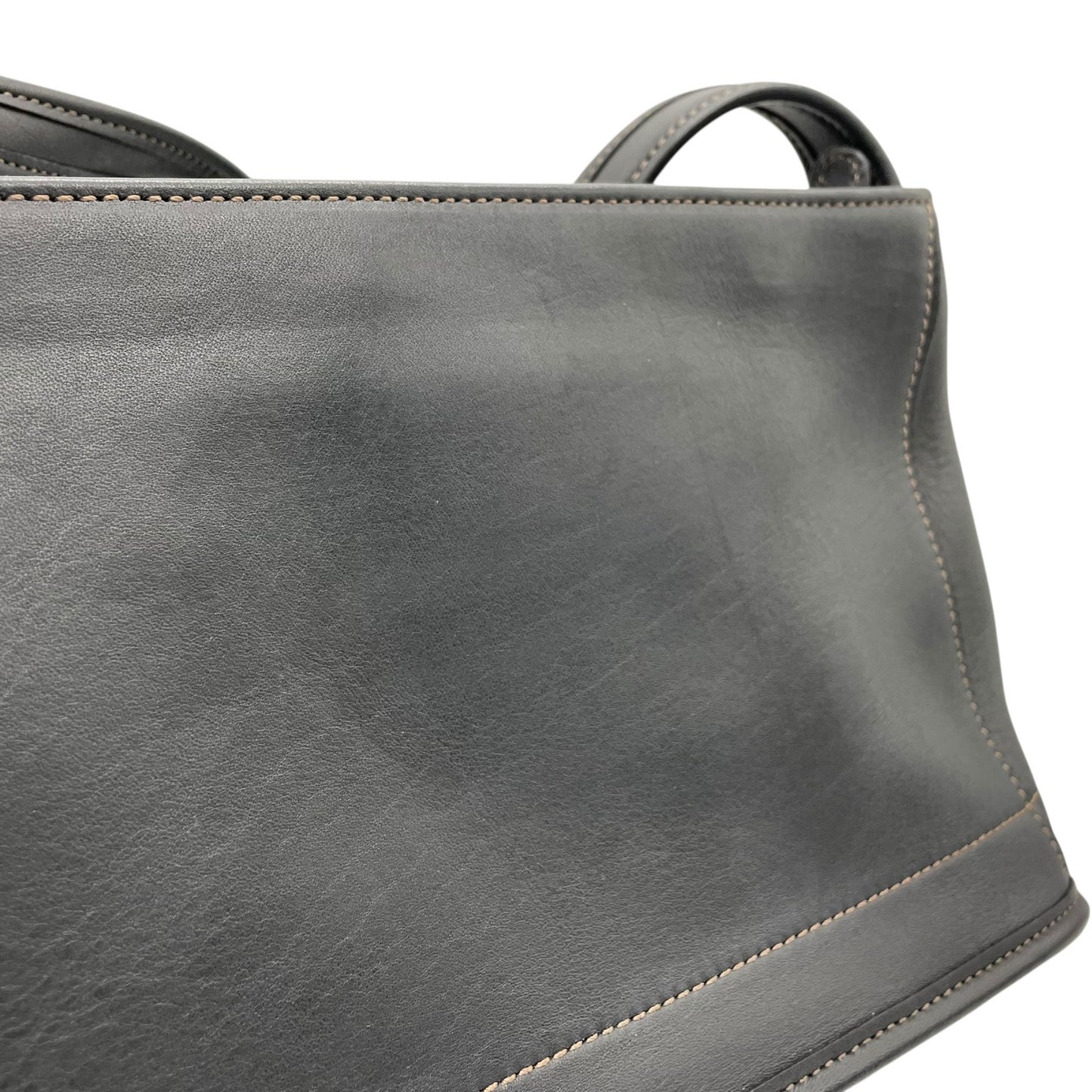 美品 COACH オールドコーチ VINTAGE ヴィンテージ ショルダーバッグ オールレザー 黒 ブラック グラブタンレザー グレインレザー 肩掛け ワンショルダー 本革 9309 U13