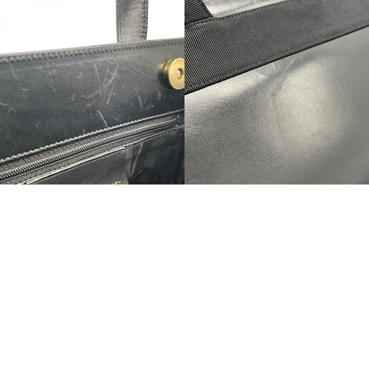 サルヴァトーレ フェラガモ ハンドバッグ フォーマルバッグ ヴァラリボン 2WAY 黒 ショルダーバッグ 斜め掛け ゴールド金具 自立 ブラック レザー ヴィンテージ C