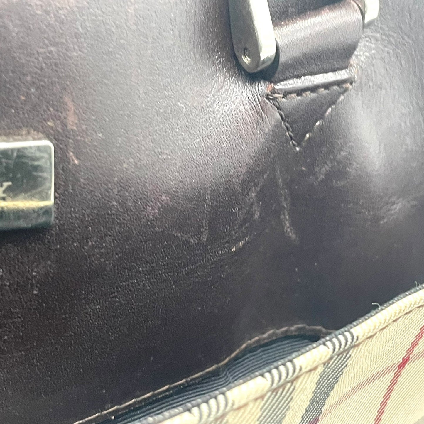 BURBERRY バーバリー ハンドバッグ トートバッグ ノバチェック チェック柄 ベージュ ブラウン キャンバス レザー シルバー金具 ロゴプレート レディース C2