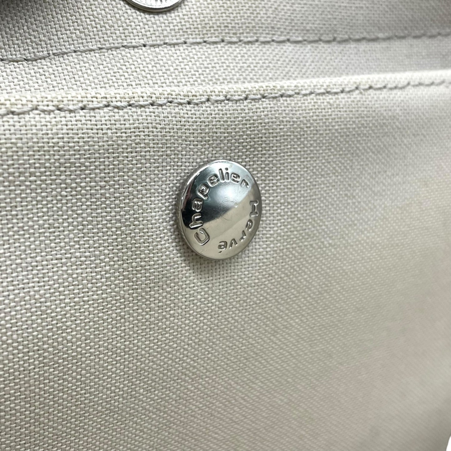 美品 エルベシャプリエ Herve Chapelier トートバッグ GPライン ブラック 黒 コーテッドキャンバス レザー調 シンプル 上品 バッグ レディース A