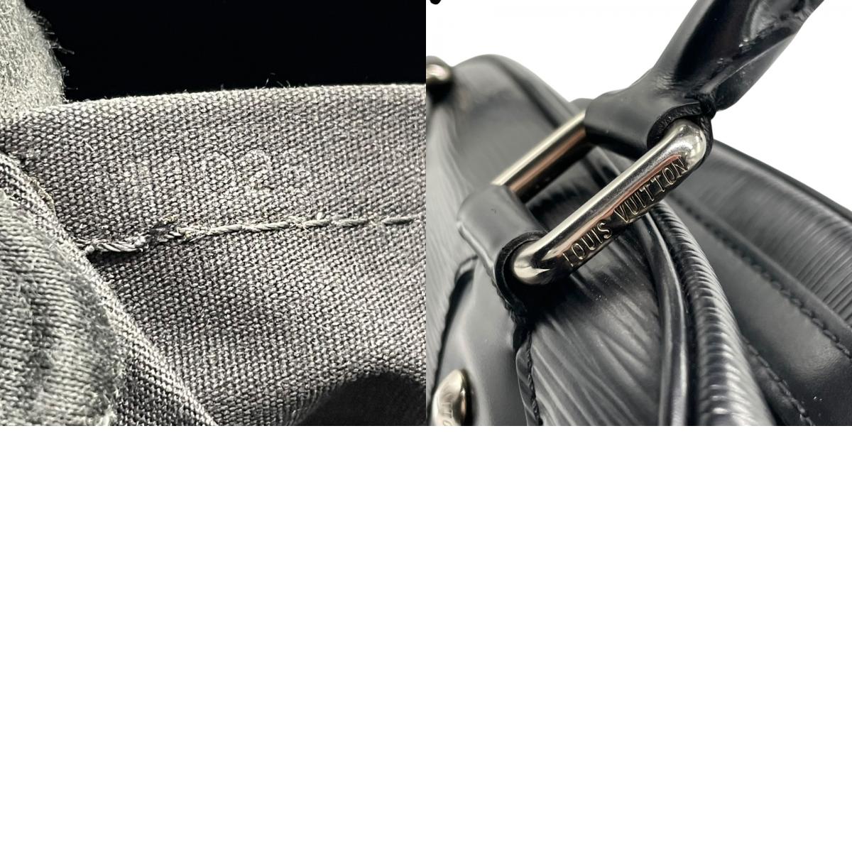 LOUIS VUITTON ルイ・ヴィトン M59322 ハンドバッグ レザー ブラック【中古】 ユニセックス