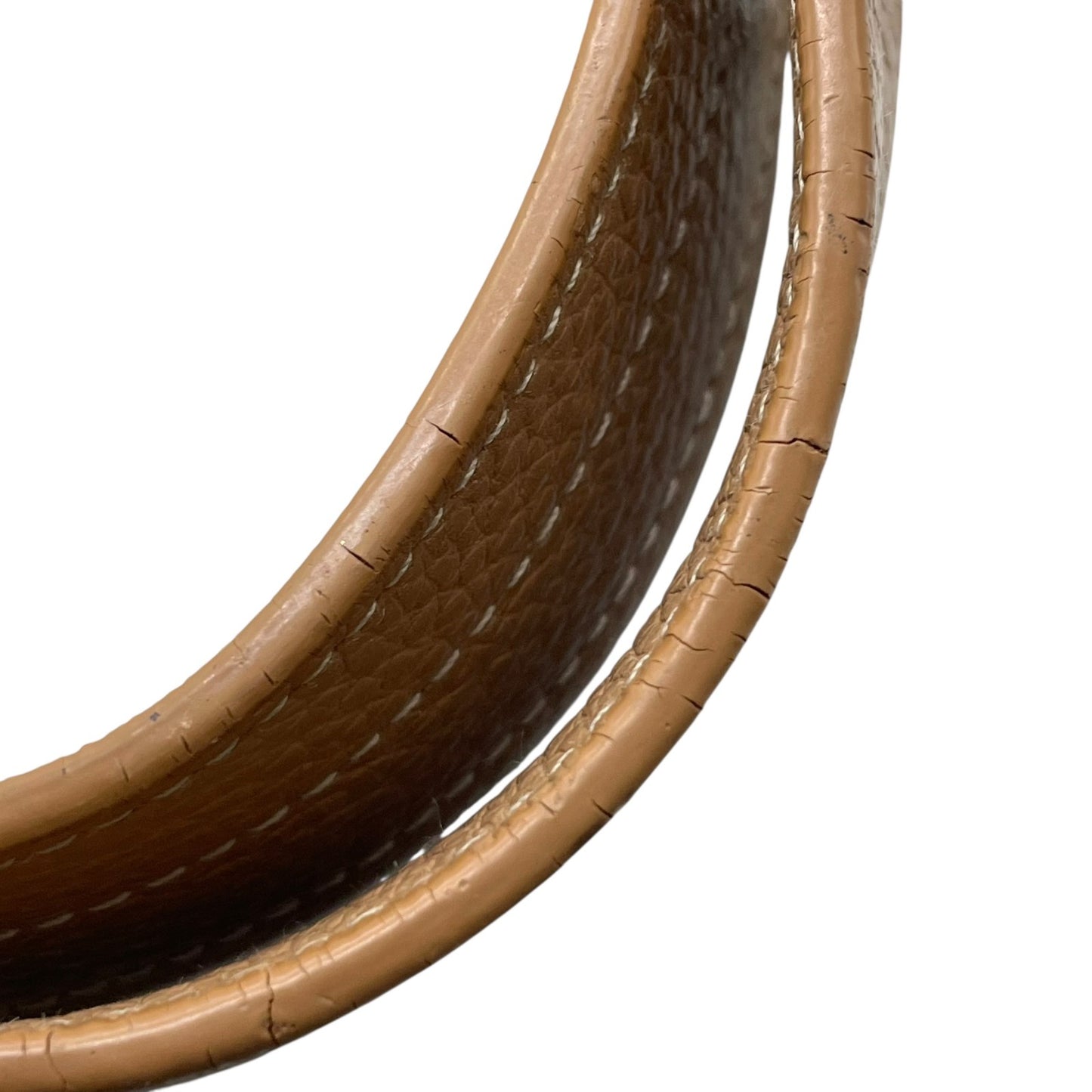 美品 コーチ COACH トートバッグ レザー ベージュ シルバー金具 メタルリング 肩掛け A4収納可 S52