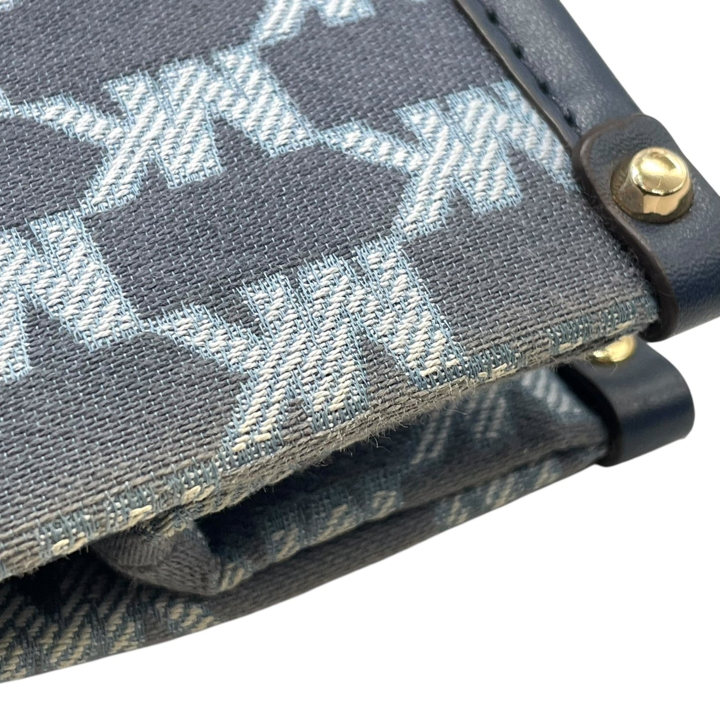 マイケルコース MICHAEL KORS トートバッグ MKロゴ 紺 ネイビー ジャカード 金金具 ゴールド金具 A4収納可 ハンドバッグ A2