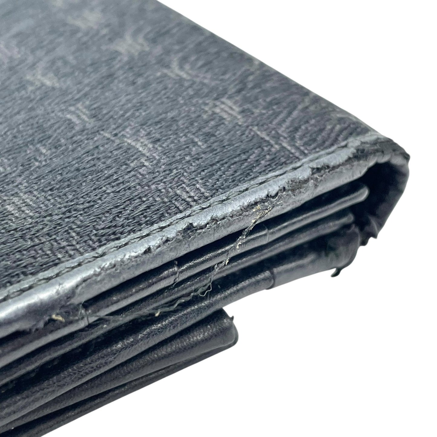 グッチ GUCCI 二つ折り 長財布 黒 ブラック キャンバス レザー ゴールド金具 ロゴ 総柄 メンズ レディース M5