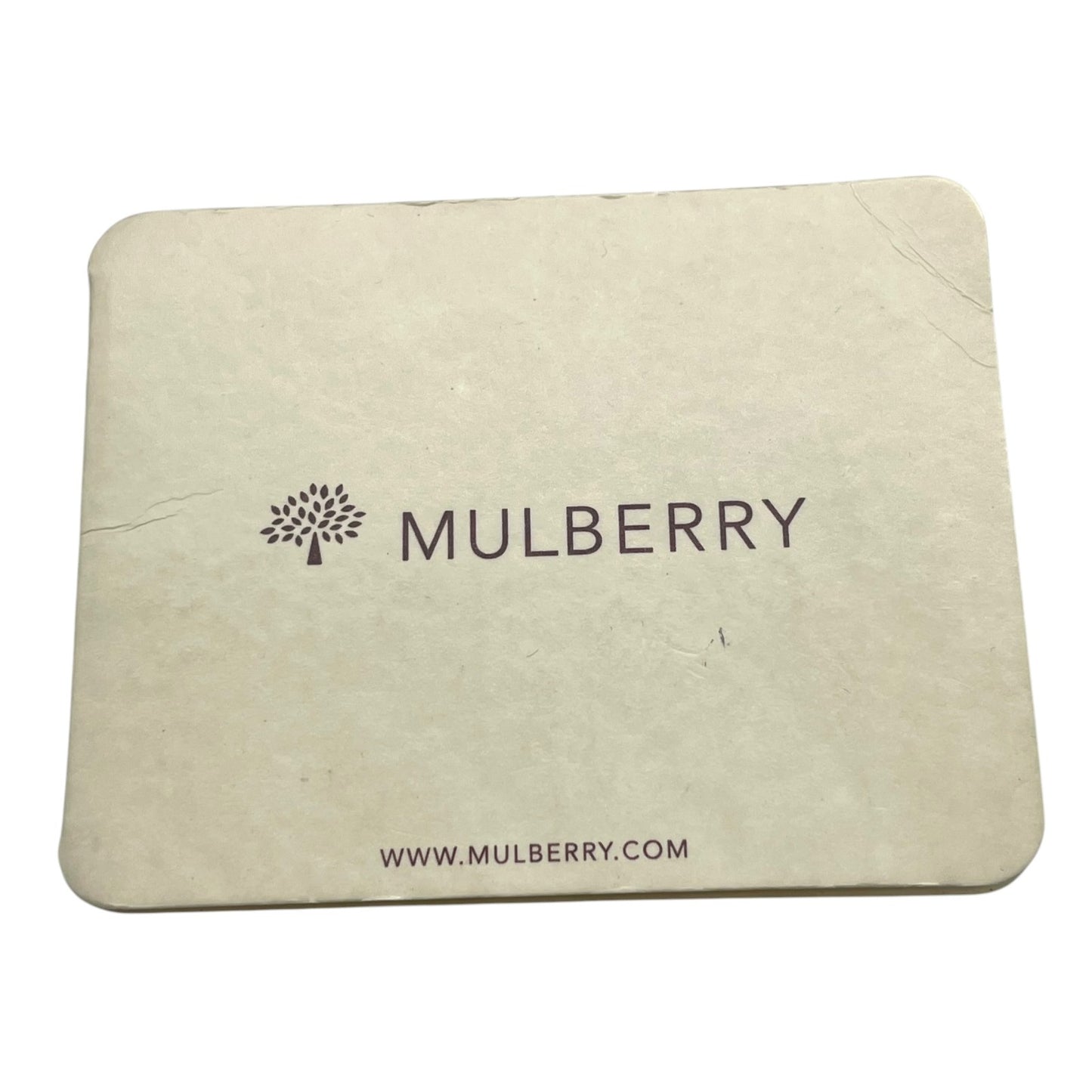 MULBERRY マルベリー 2WAY ハンドバッグ ショルダーバッグ ブラック レザー ゴールド金具 オーバルロゴプレート トップハンドル ヴィンテージ レディース K12