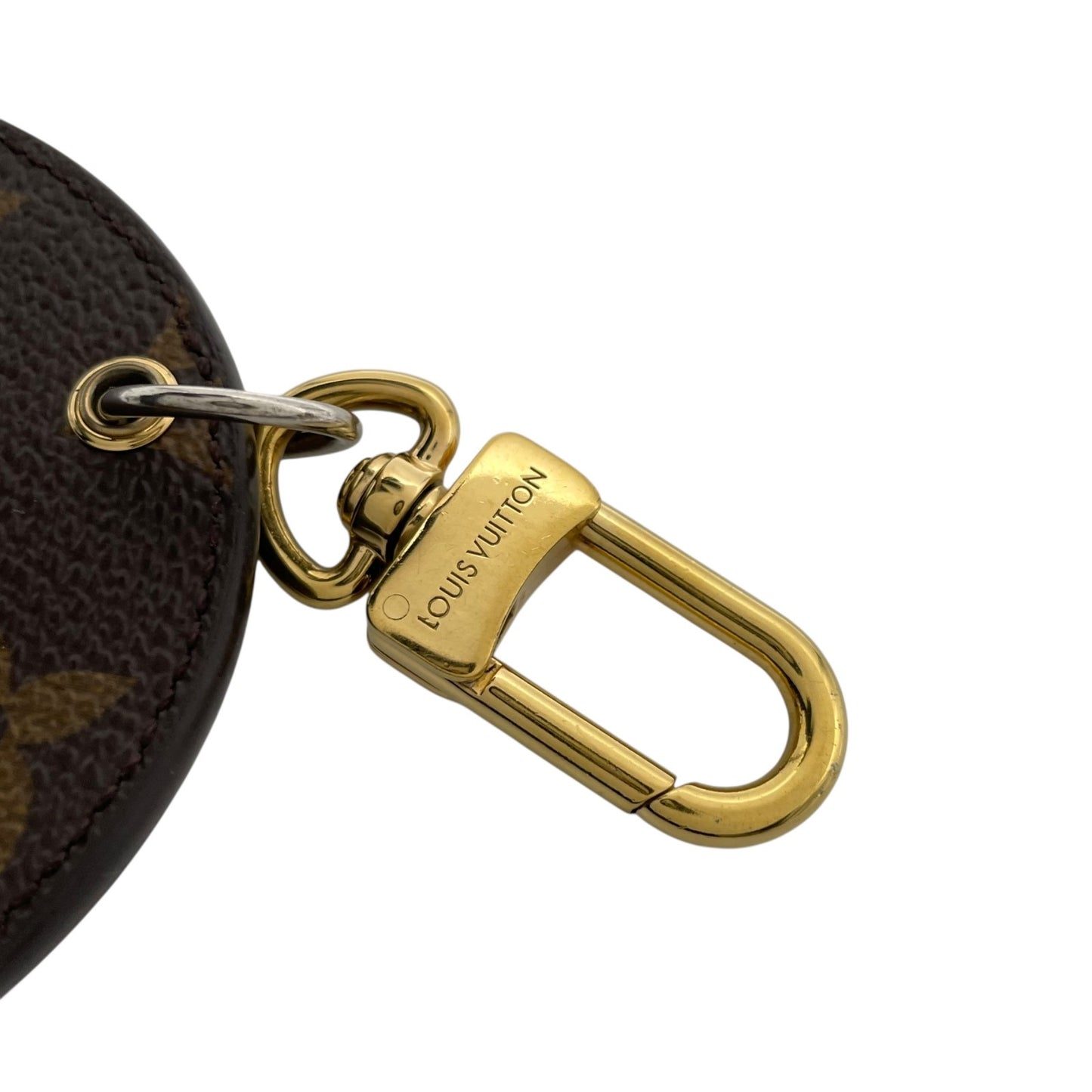 Louis Vuitton モノグラム ジャイアントモノグラム イルストレ キーホルダー バッグチャーム ラウンド型 ゴールド金具 M5