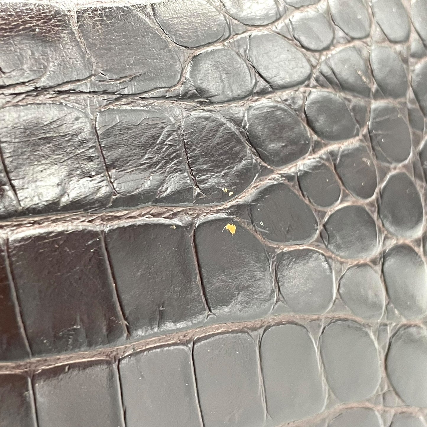 美品 Salvatore Ferragamo サルヴァトーレフェラガモ トートバッグ ハンドバッグ ヴァラ クロコ型押し 茶 ブラウン ゴールド金具 ワンショルダー 肩掛け可 ヴィンテージ レディース B