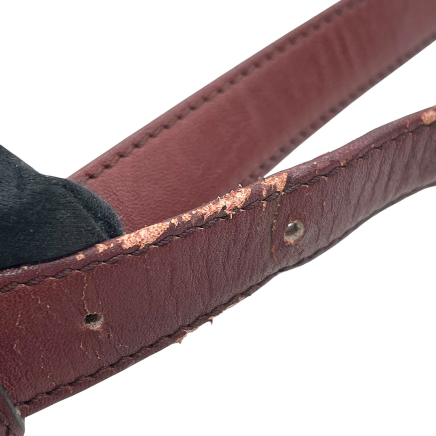 Cartier カルティエ マストライン ショルダーバッグ 赤 ボルドー ワインレッド レザー ゴールド金具 ファスナー開閉 肩掛け可 レディース ヴィンテージ K10