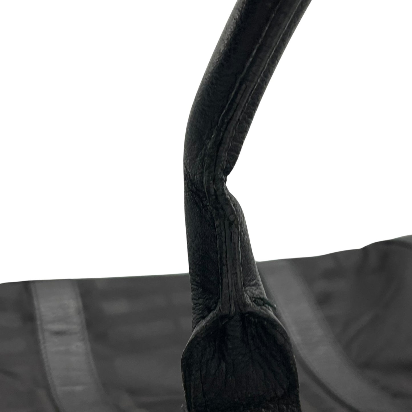 Authentic Burberry Black Label Business Tote Bag Black Nylon A4 Shoulder Men Unisex Large