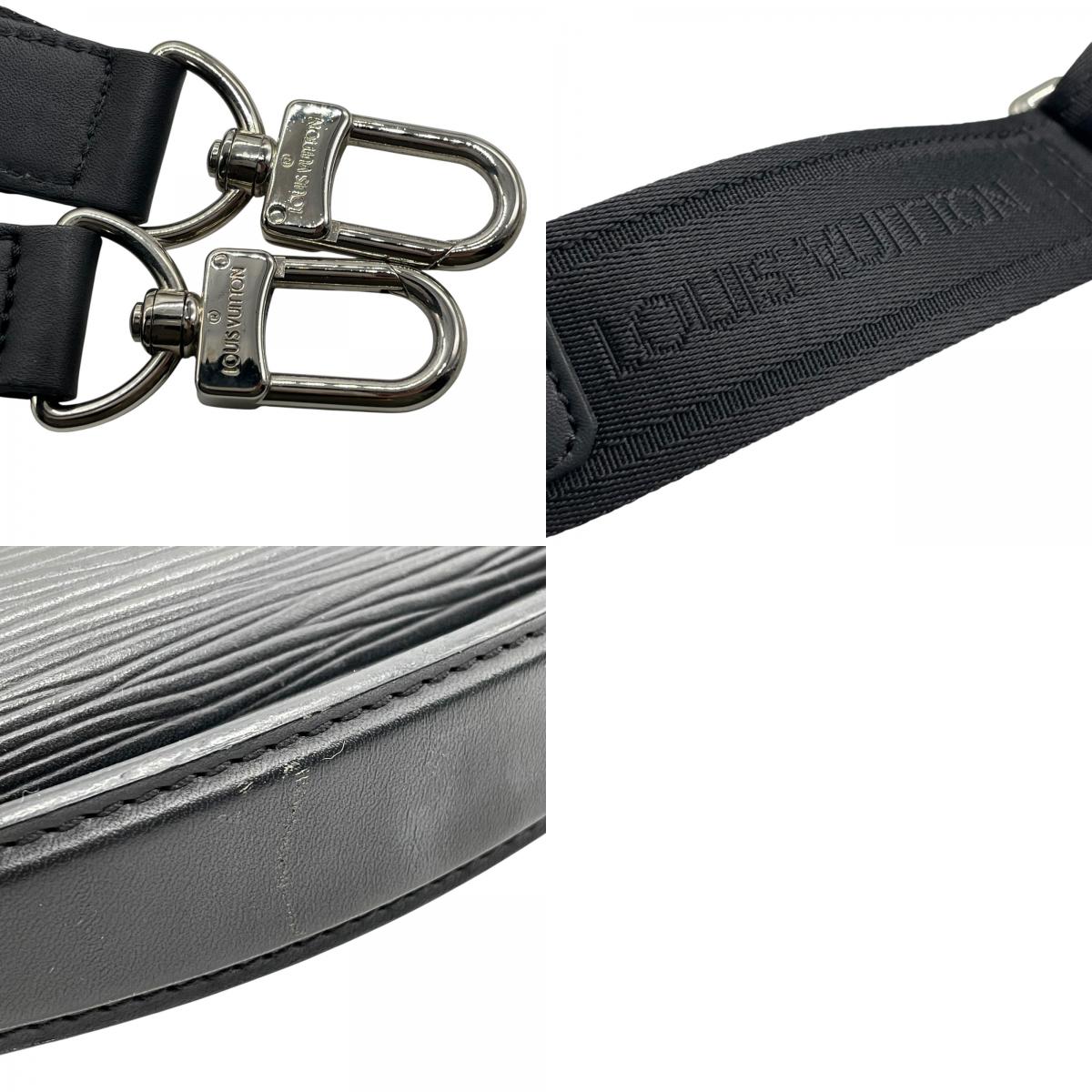 【新品同様】 LOUIS VUITTON ルイ・ヴィトン エピ ヴァシリPM 2WAY ビジネスバッグ ブリーフケース 書類カバン ショルダー 斜め掛け ボレアル ブラック レザー M32640 シルバー金具 メンズ B