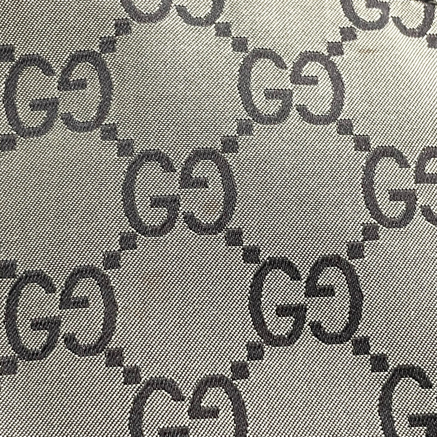 美品 GUCCI グッチ GGキャンバス ワンショルダーバッグ ハンドバッグ カーキ ブラウン キャンバス レザー シルバー金具 GG柄 ダブルポケット レディース K6