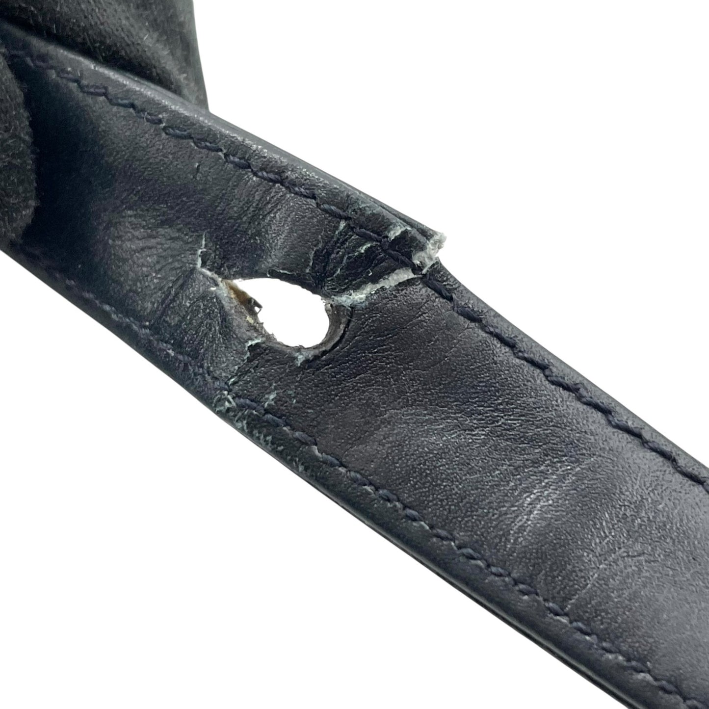 Christian Dior クリスチャンディオール ショルダーバッグ サコッシュ ネイビー 紺色 スエード×レザー Diorロゴ ゴールド金具 クロスボディ ヴィンテージ K10