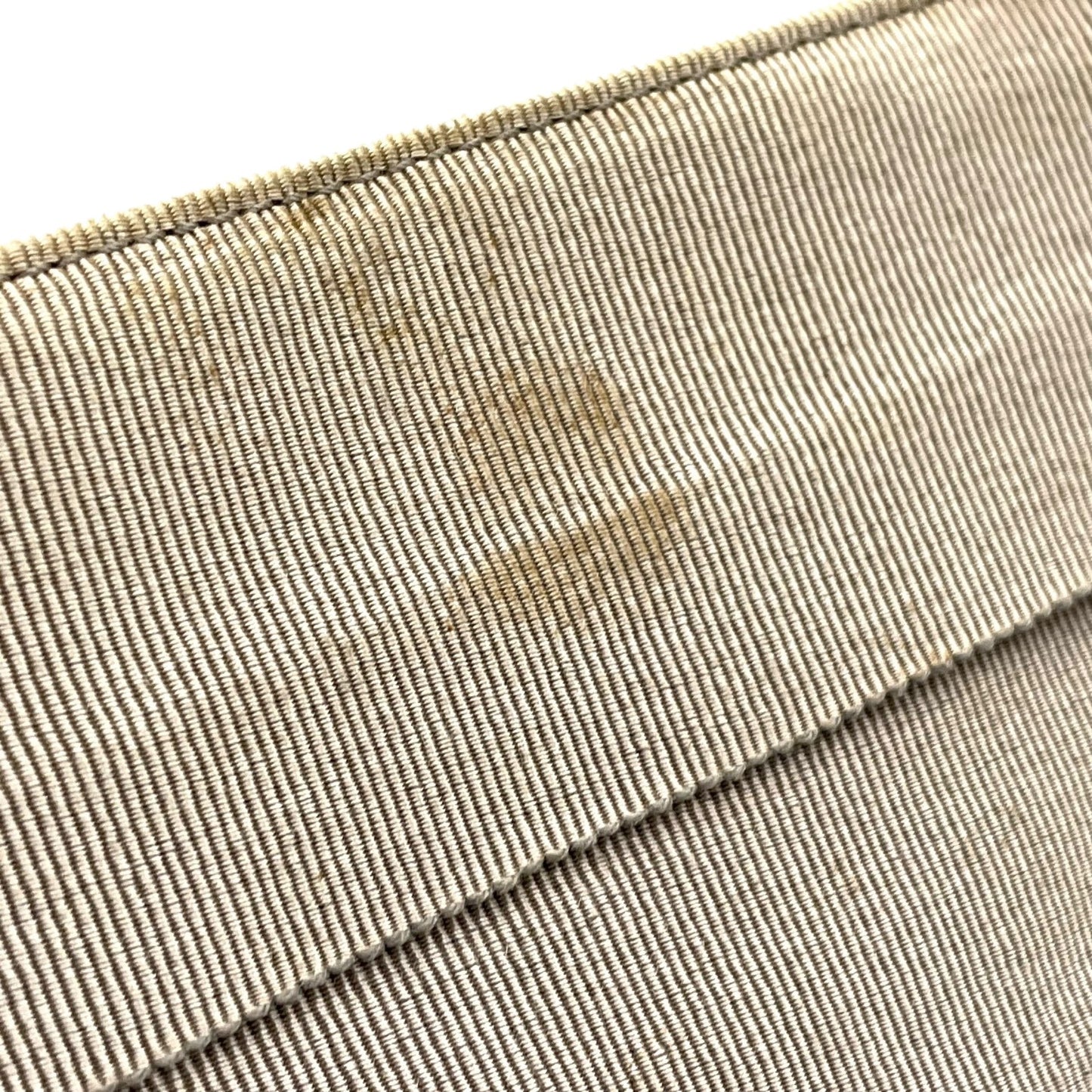 サルヴァトーレフェラガモ ハンドバッグ 編み込みレザーハンドル グレー キャンバス トートバッグ 肩掛け可能 K2