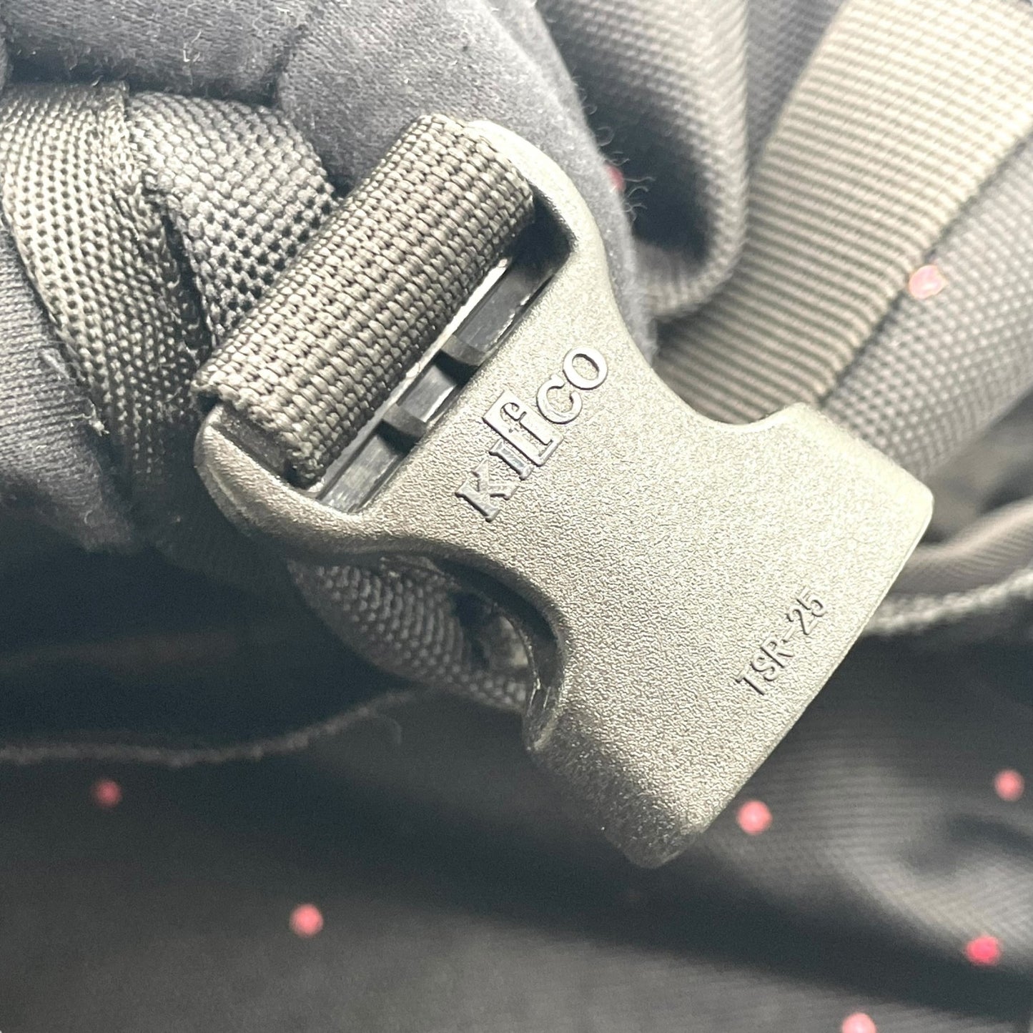 美品 アウトドアプロダクツ OUTDOOR PRODUCTS コーデュラ リュックサック バックパック 黒 ブラック ドット柄 S93