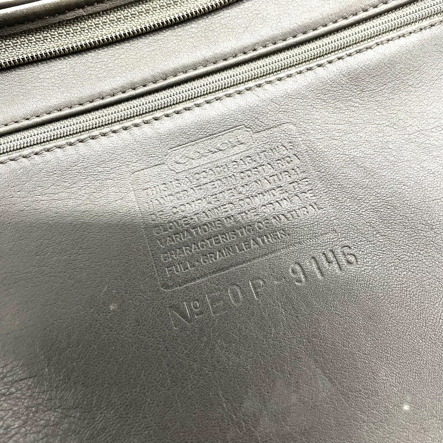 コーチ COACH オールドコーチ レザー ショルダーバッグ 肩掛け 黒 ブラック ホーボーバッグ トート シンプル 本革 C3