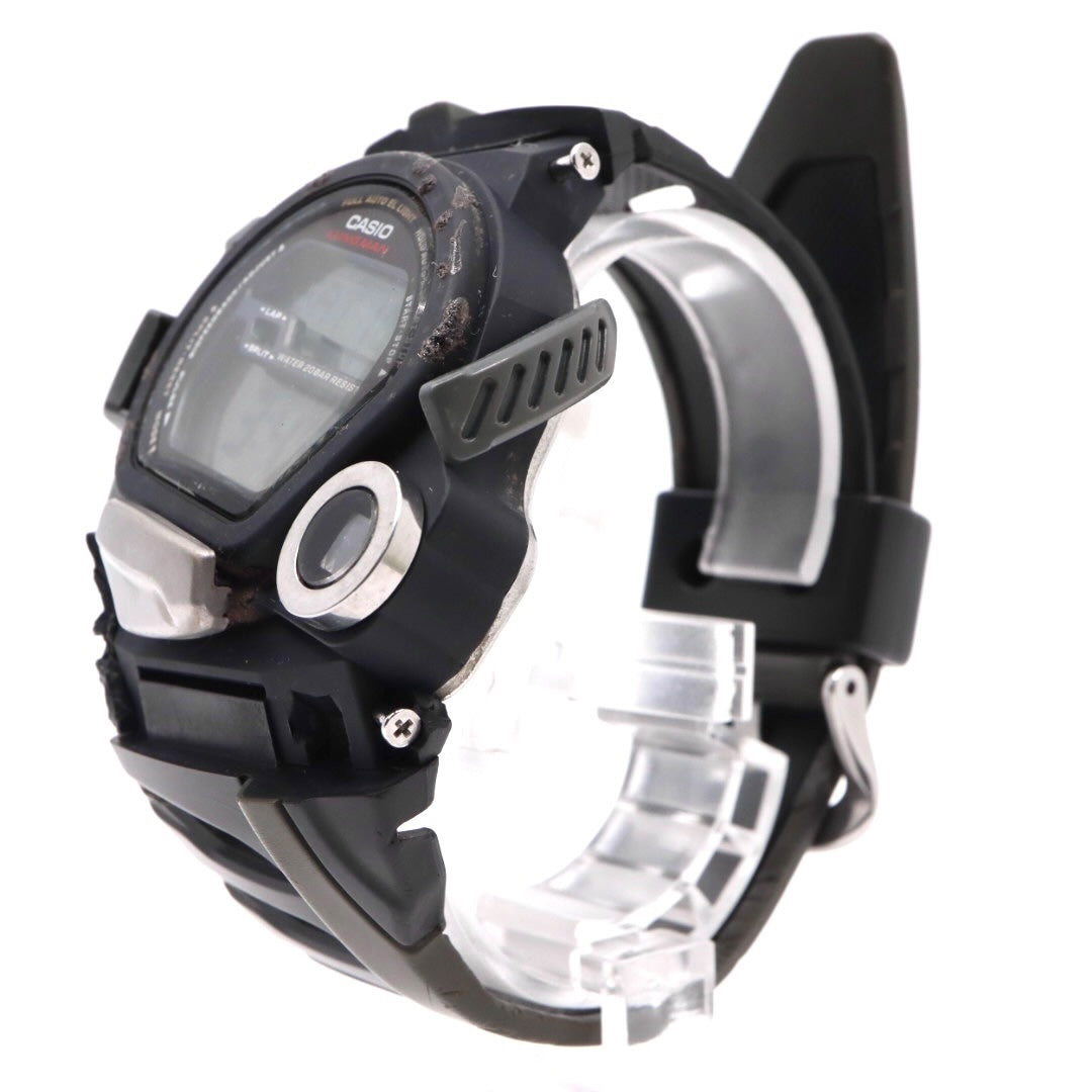 【電池交換済】カシオ G-SHOCK LUNGMAN DWG-100 腕時計 メンズウォッチ パルスチェック 心拍数計測 マスターオブG デジタル クォーツ ブラック ヴィンテージ 90年代 レア コレクターズアイテム 20気圧防水 耐衝撃構造 稼働品 G7