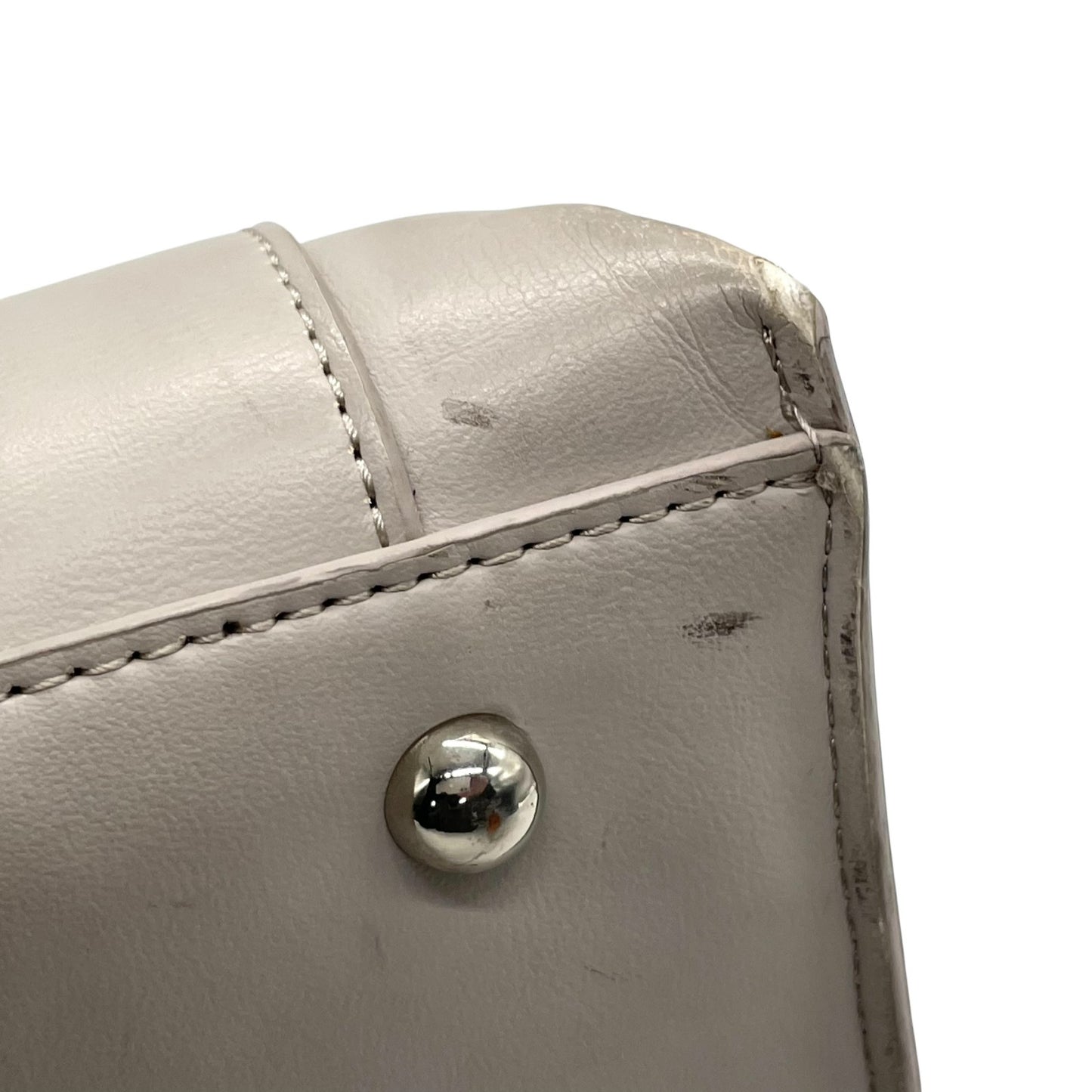 23区 Vingt-trois arrondissements トートバッグ グレー レザー シルバー金具 肩掛け可 A4収納可 上品 シンプル ビジネス 通勤 通学 レディース U11