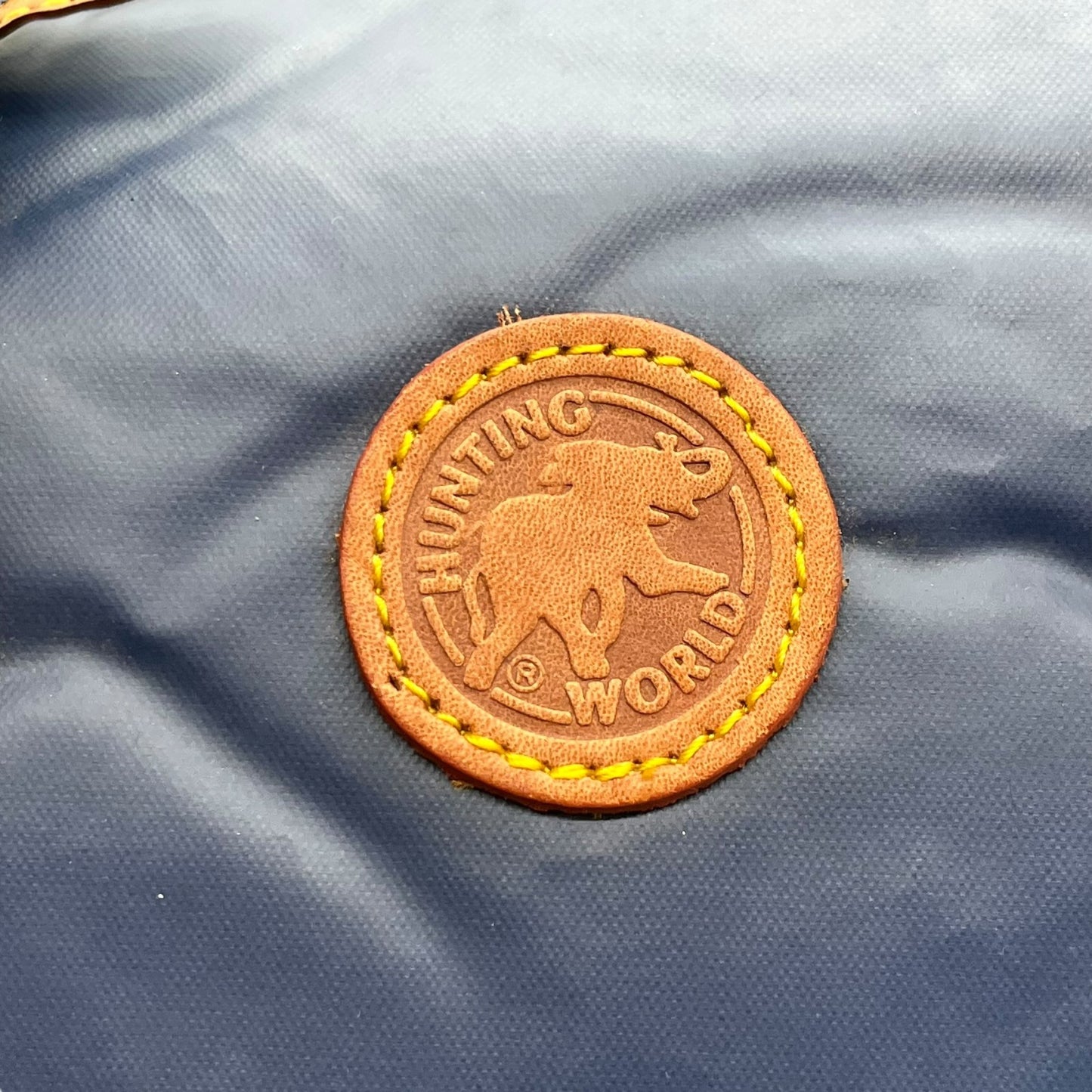 ハンティングワールド HUNTING WORLD ナイロン レザー ボストンバッグ ネイビー 紺 ブラウン 茶色 旅行 出張 軽量 メンズ レディース U17