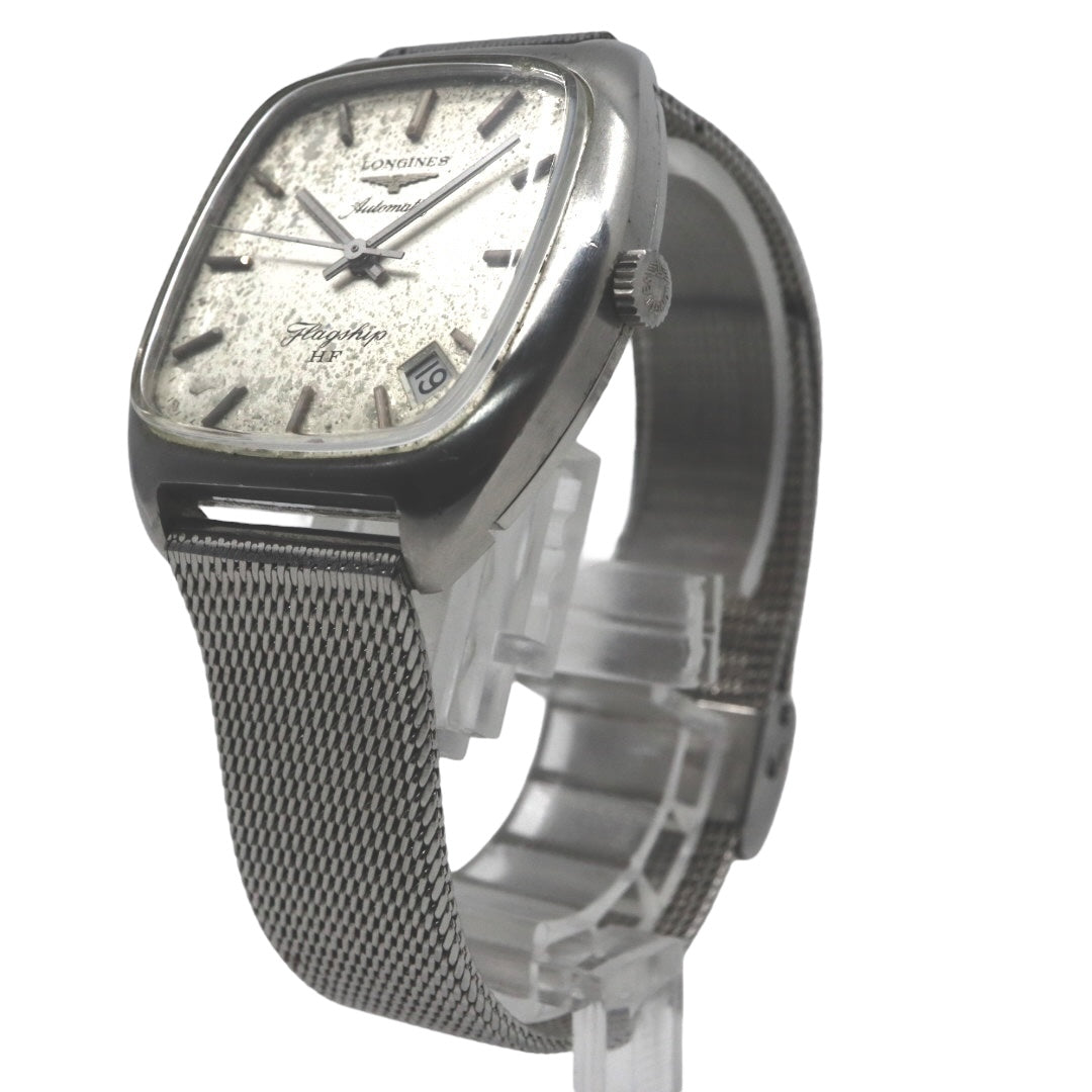 LONGINES ロンジン フラッグシップ HF 自動巻き 腕時計 クッションケース ステンレススチール ヴィンテージ メンズ G8