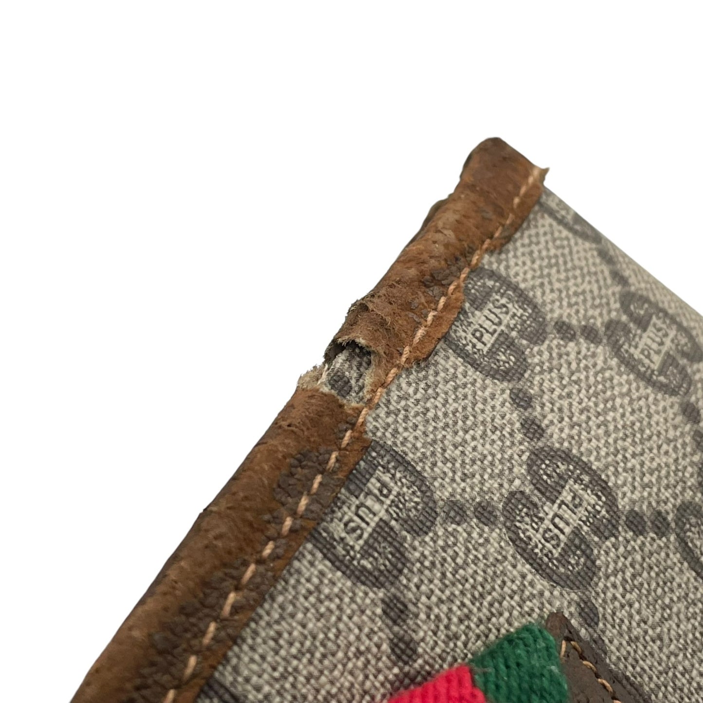 GUCCI グッチ シェリーライン GGプラス トートバッグ ビンテージ オールドグッチ PVC レザー 伝統ウェブデザイン 縦型トート d7