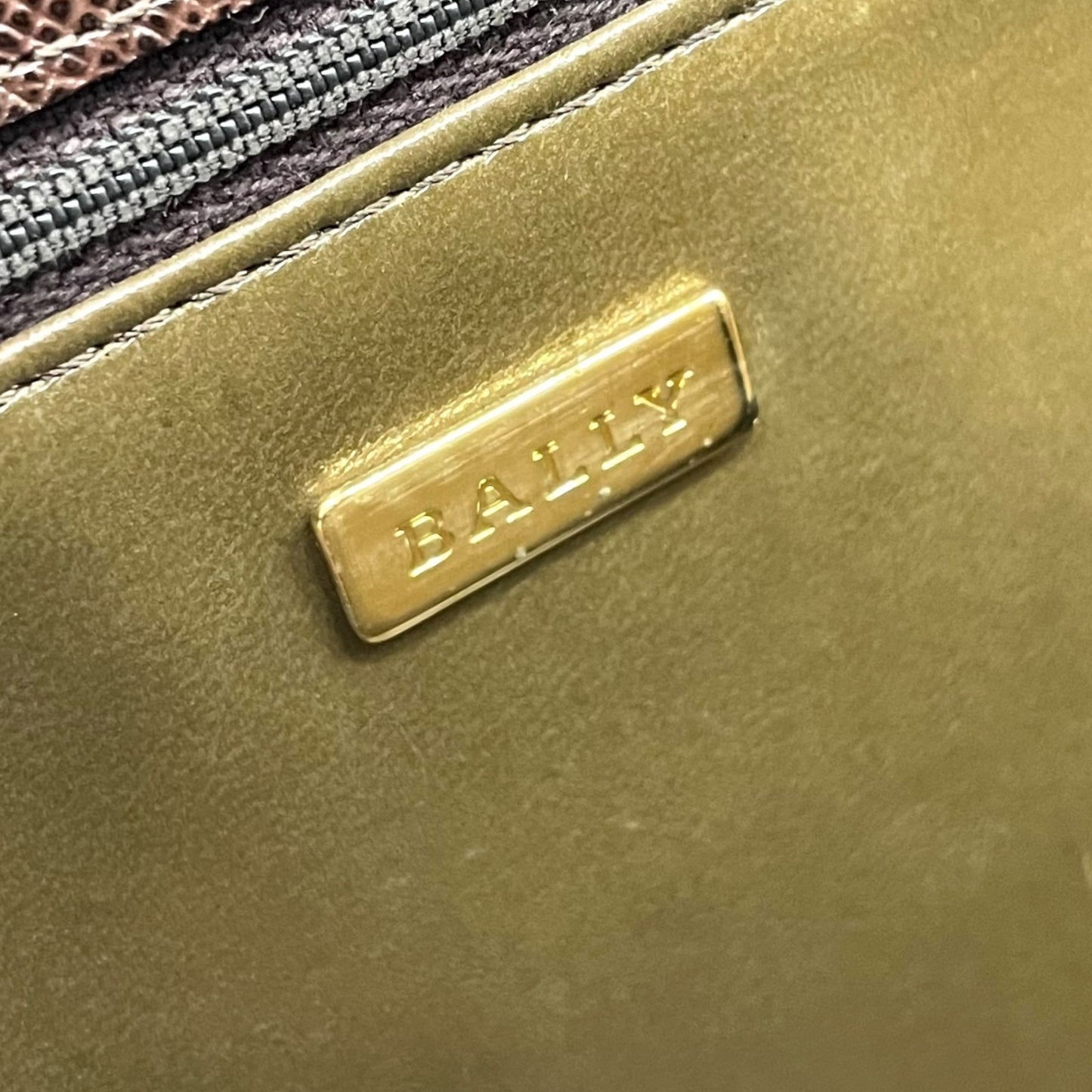 バリー Bally ヴィンテージ レザーショルダーバッグ トートバッグ ブラウン 肩掛け vintage archive 90s B