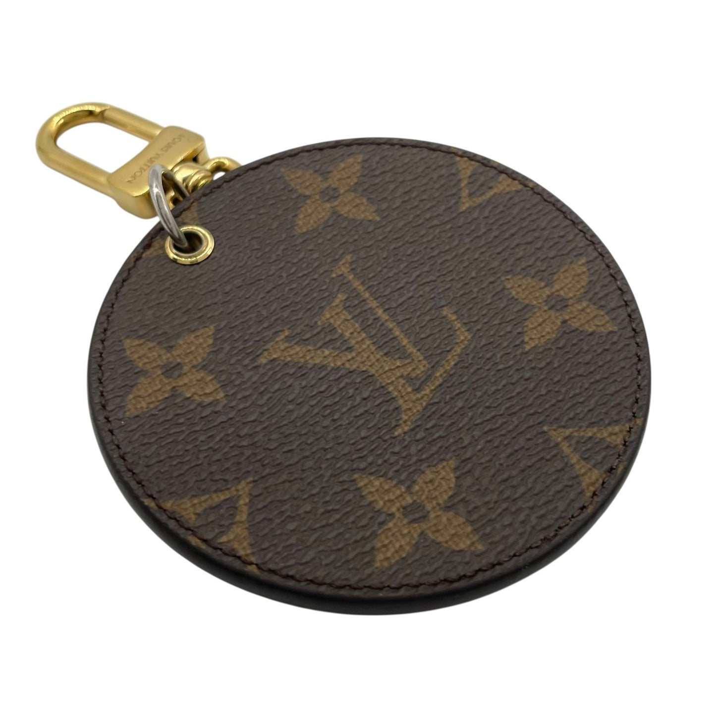 Louis Vuitton モノグラム ジャイアントモノグラム イルストレ キーホルダー バッグチャーム ラウンド型 ゴールド金具 M5