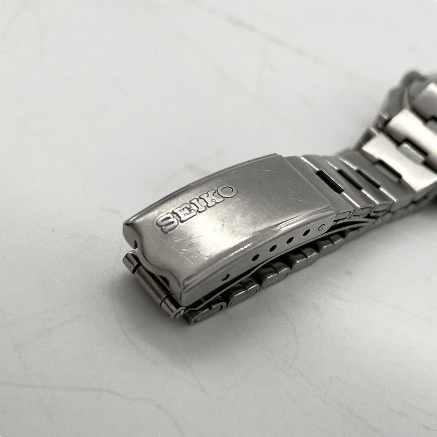 【稼働品】seiko セイコー 腕時計 2906-5250 レディース 自動巻き オートマチック ヴィンテージ アンティーク 青文字盤 デイデイト アナログ スクエア クラシック エレガント ドレスウォッチ ステンレス クリーニング済 G