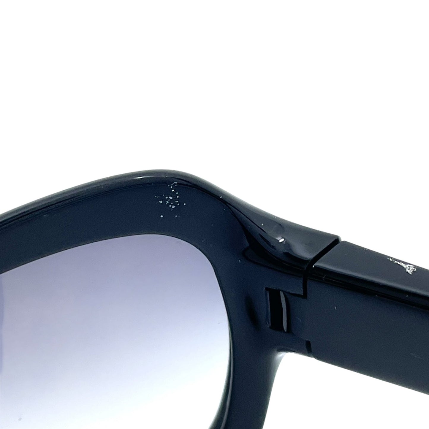 美品 Christian Dior デイオール サングラス 黒 ブラック プラスチック ロゴ グラデーション ヴィンテージ レディース W2