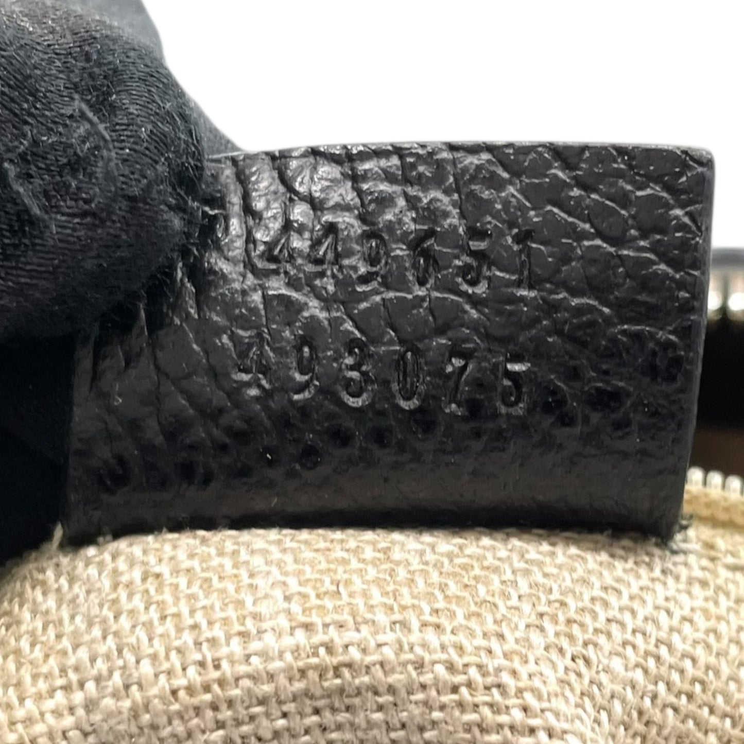 美品 GUCCI グッチ 2WAY ハンドバッグ ショルダーバッグ 449651 インターロッキングG ブラック レザー ゴールド金具 斜め掛け可 レディース D