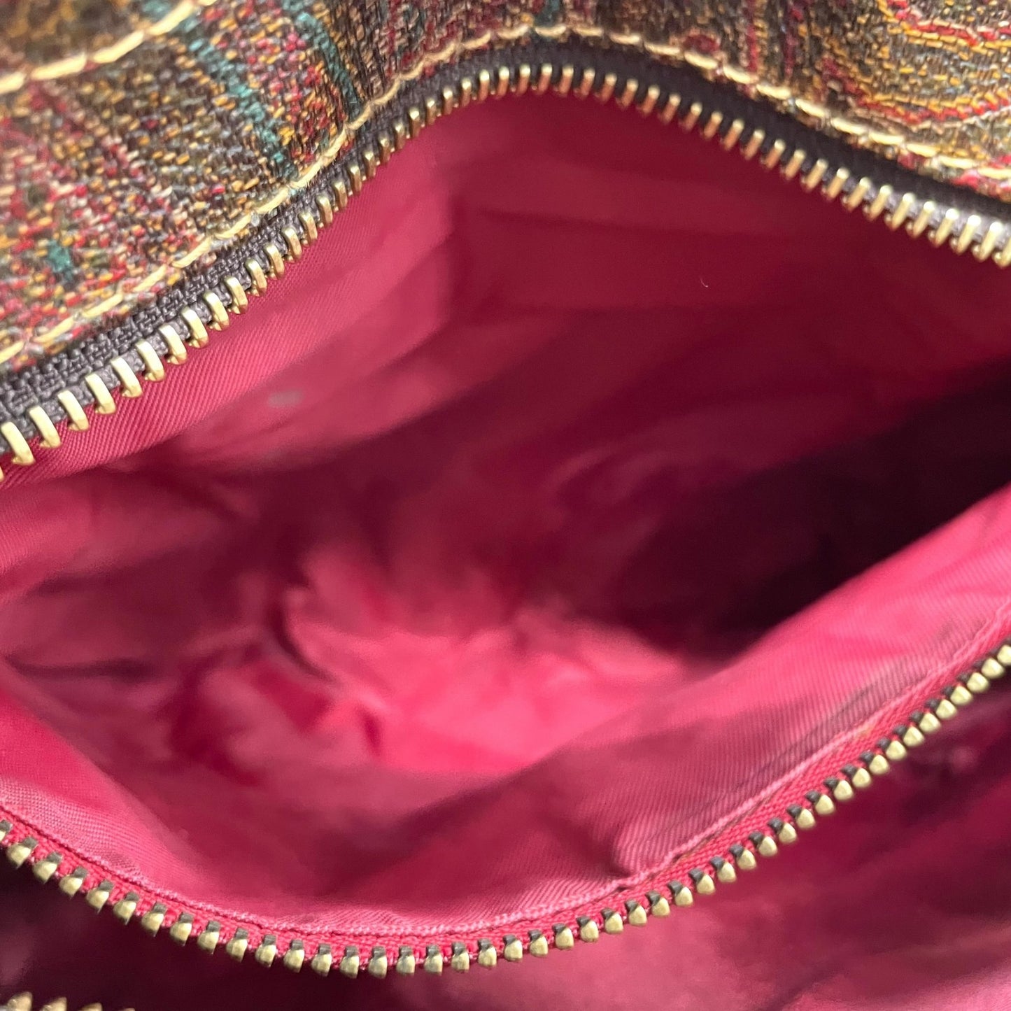 美品 エトロ ETRO ペイズリー柄 ショルダーバッグ ワンショルダー レザー ブラウン 茶色 ヴィンテージ バッグ レディース K6