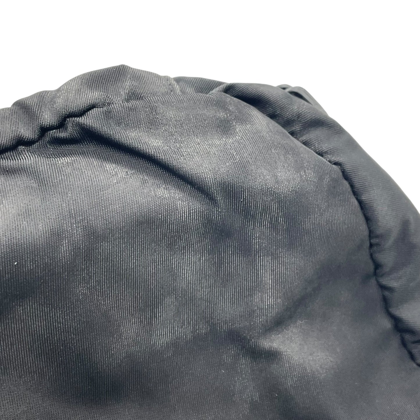 プラダ PRADA ナイロン バックパック リュックサック ブラック 黒 レザーコンビ トライアングルロゴ ヴィンテージ C7