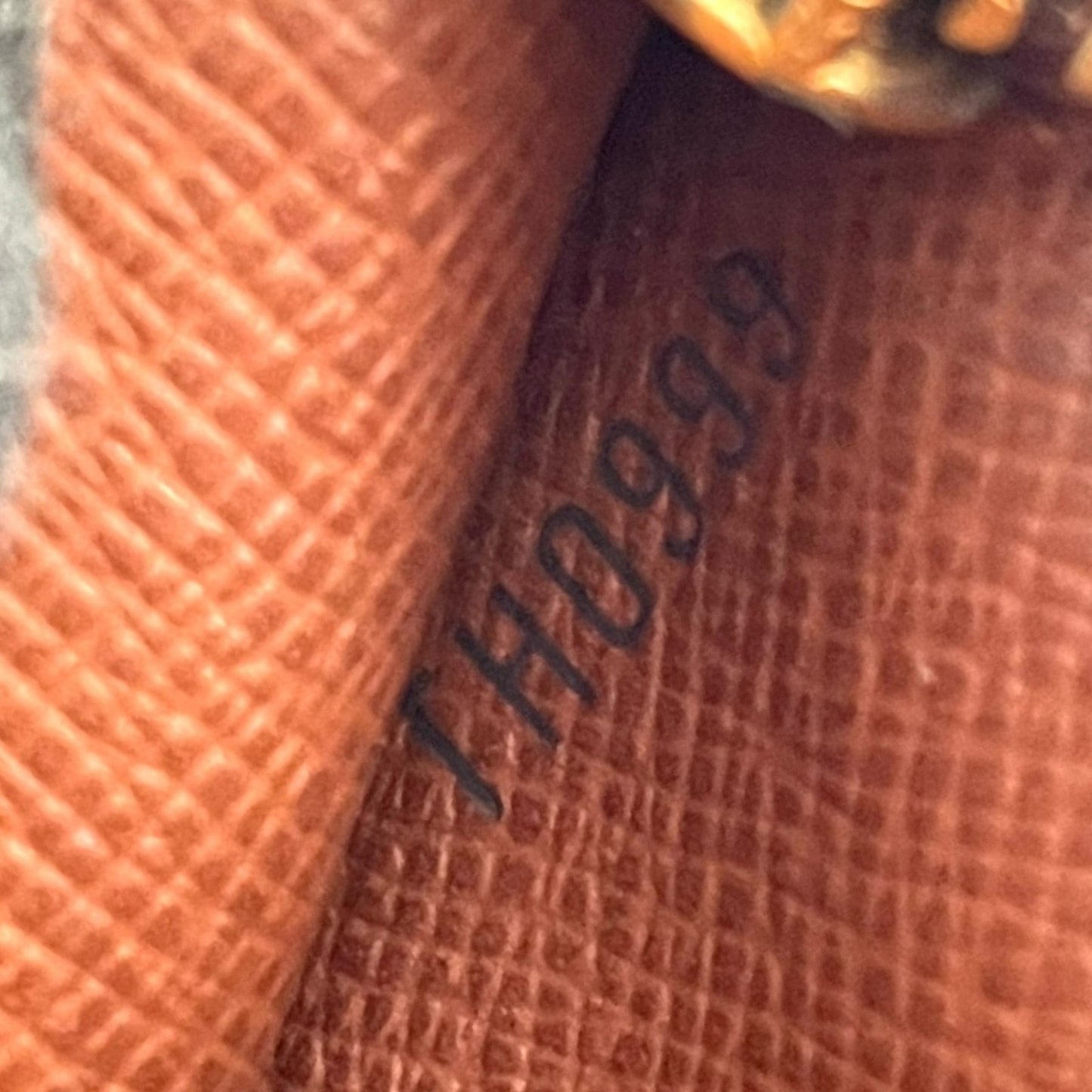 LOUIS VUITTON ルイ・ヴィトン MM61725 長財布 PVC/レザー ブラウン【中古】 レディース