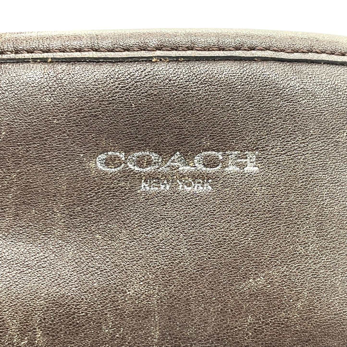 COACH コーチ オールドコーチ レザー ショルダーバッグ ダークブラウン 茶 ヴィンテージ U2 本革 クロスボディ 斜め掛け可 シンプル クラシック Old Coach Shoulder Bag